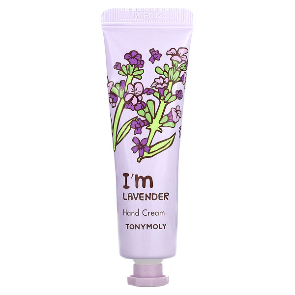 Крем для рук I'm Lavender, 30 мл, нежно увлажняет и питает Tonymoly