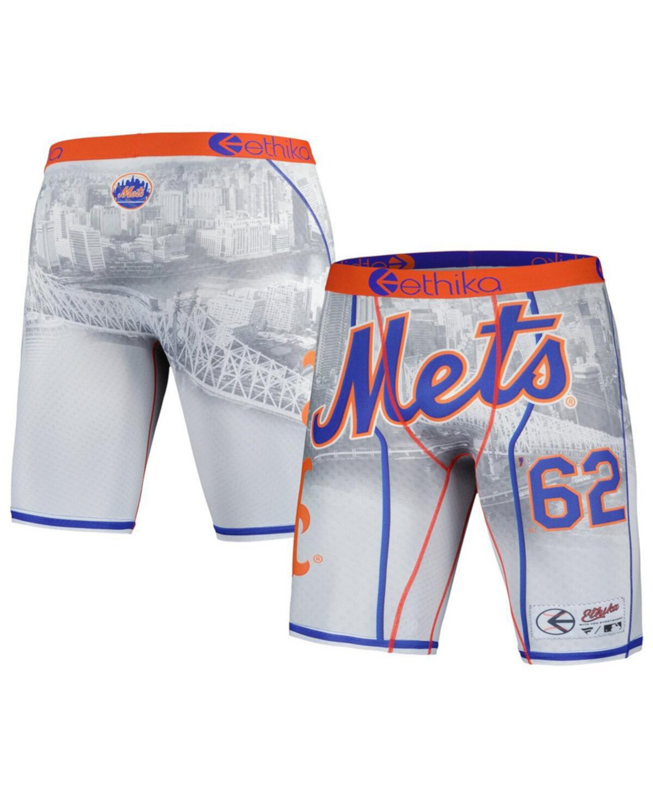 Мужские белые боксеры из джерси New York Mets Ethika