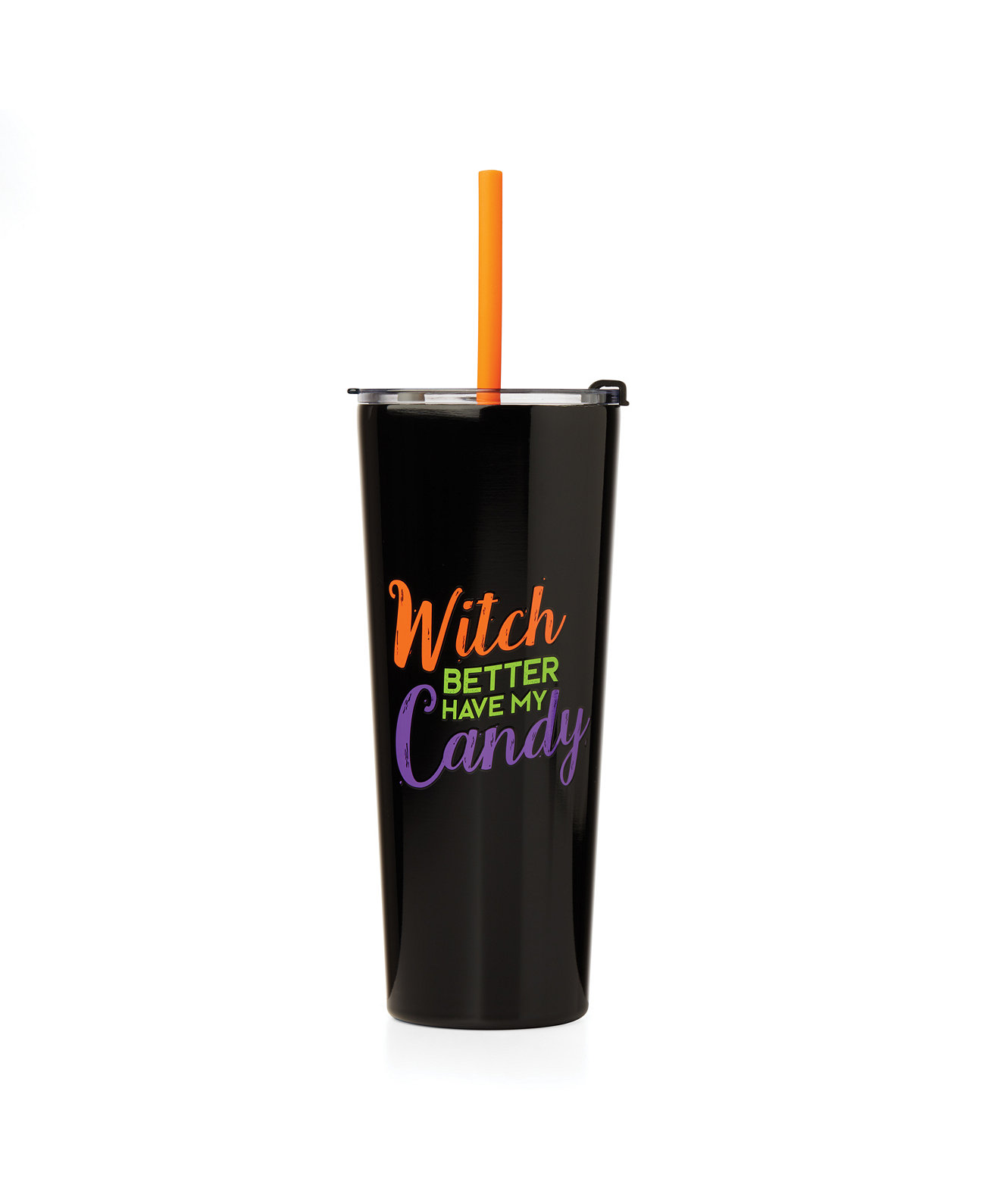 Изолированный стакан Witch Candy с трубочкой, 24 унции Cambridge