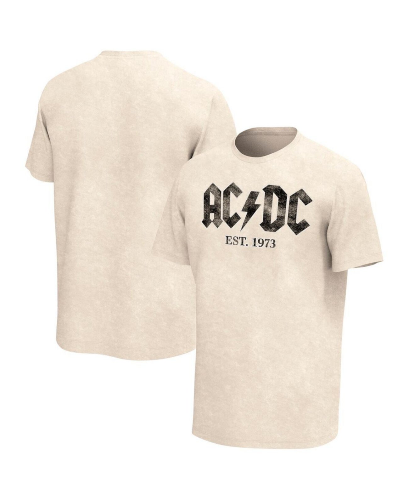 Мужской загар AC, DC Приблиз. футболка 1973 года с мытым рисунком Philcos