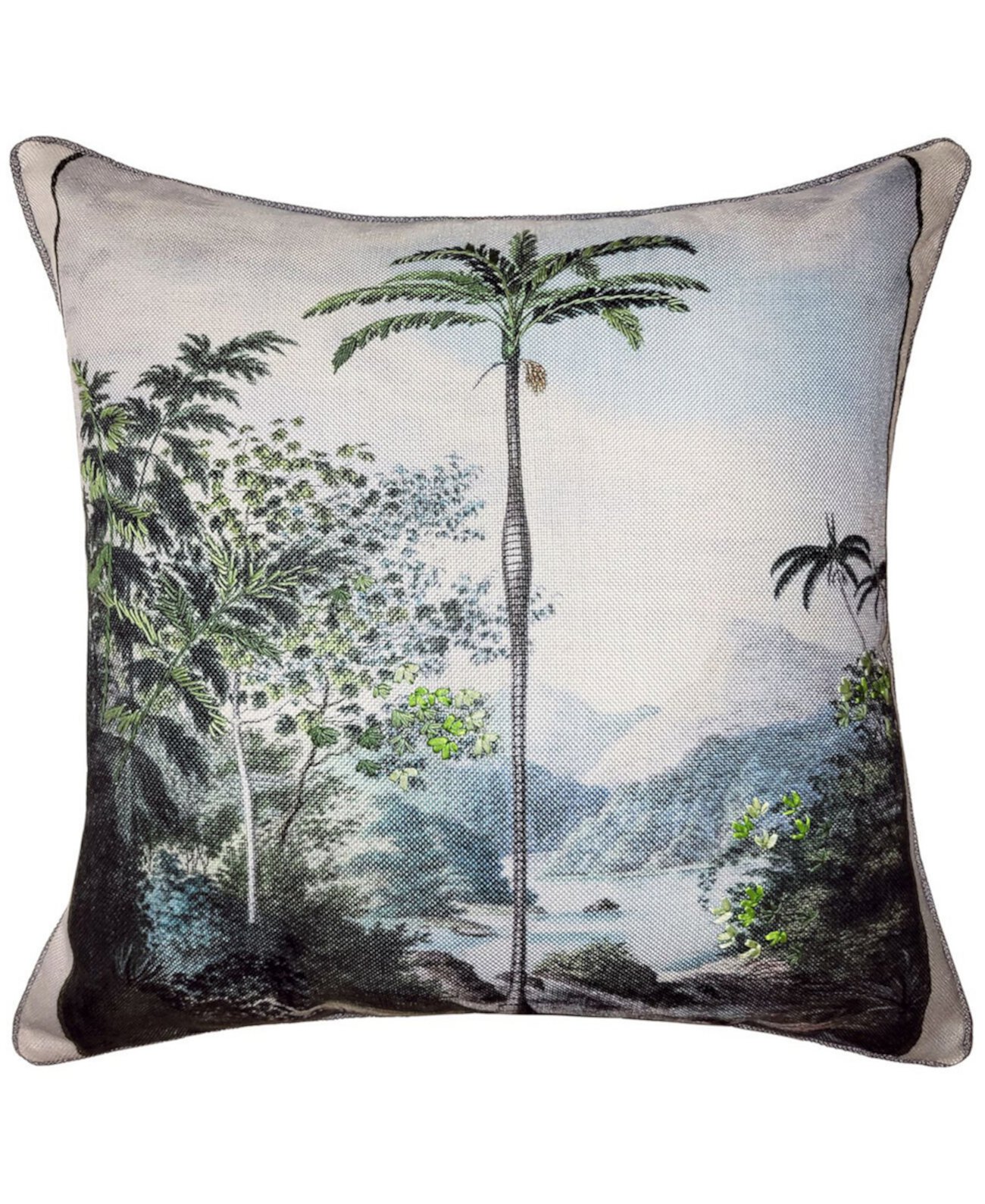 Декоративная подушка с вышивкой «Тропический рай» NYBG, 20 x 20 дюймов Edie@Home