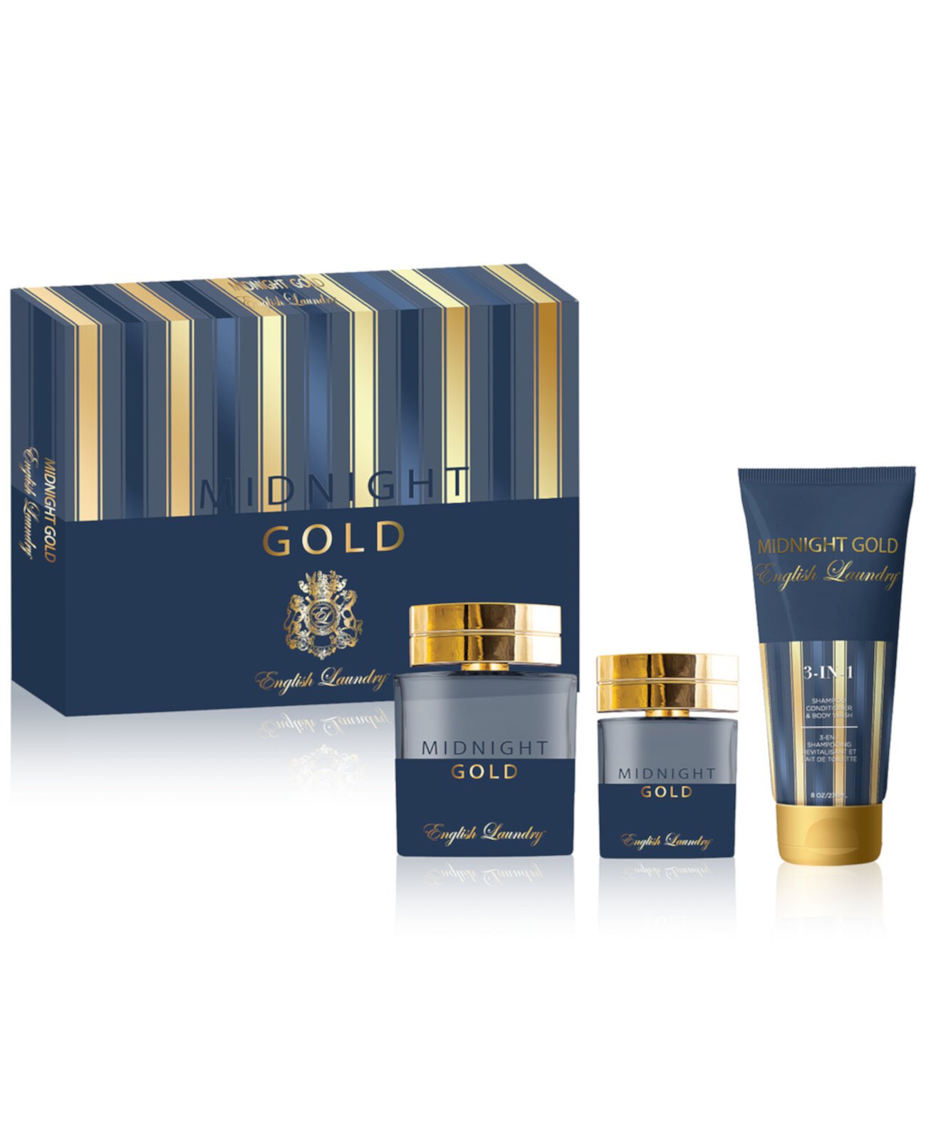 Men's 3-Pc. Midnight Gold Eau de Parfum Gift Set English Laundry