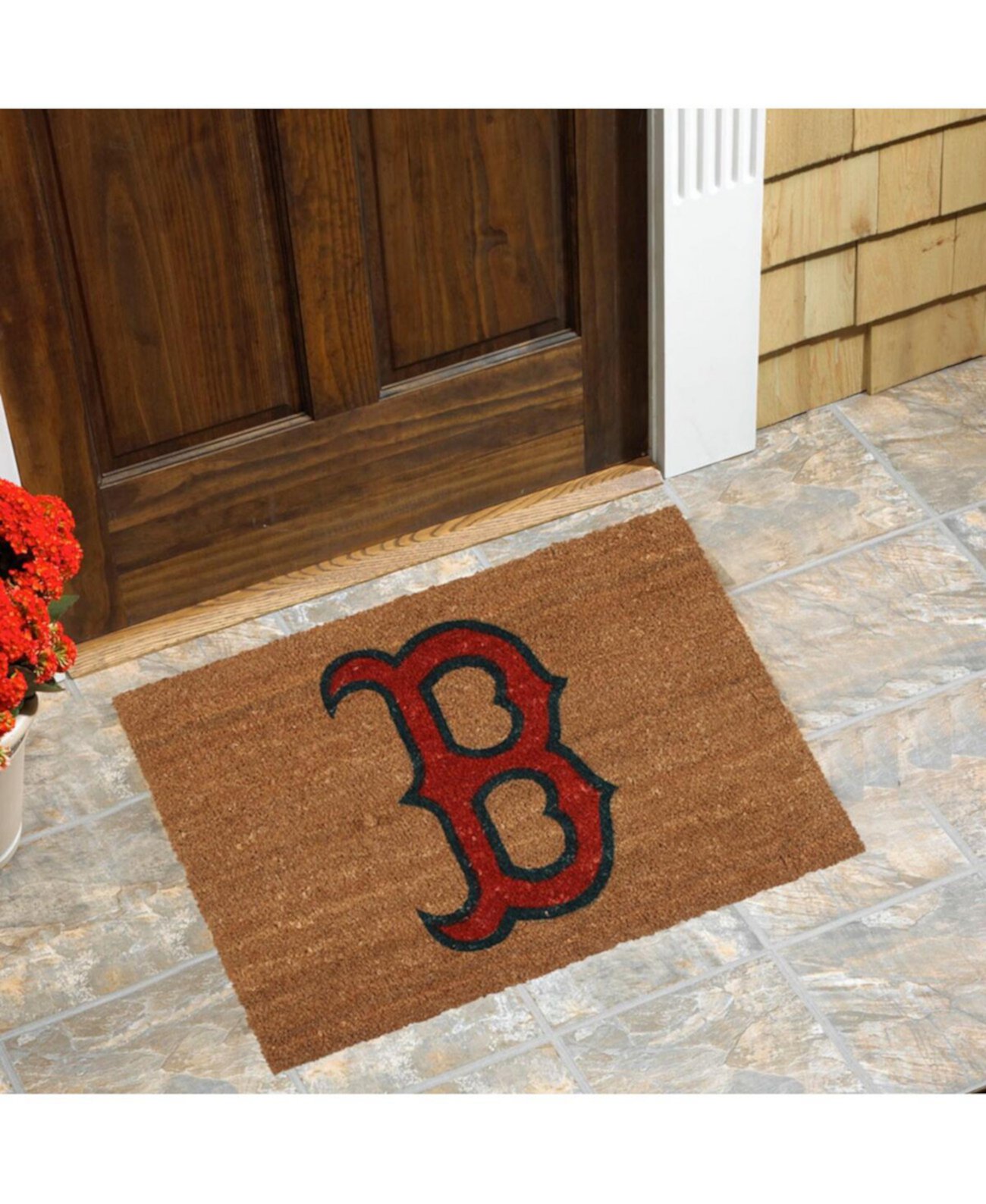 Коврик из кокосового волокна с логотипом Boston Red Sox, 20 x 30 дюймов Memory Company