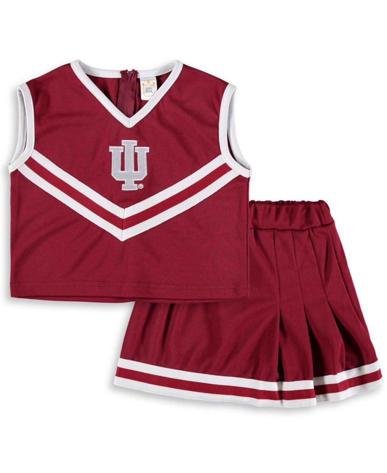 Комплект из двух предметов для девочек Crimson Indiana Hoosiers для девочек Little King Apparel