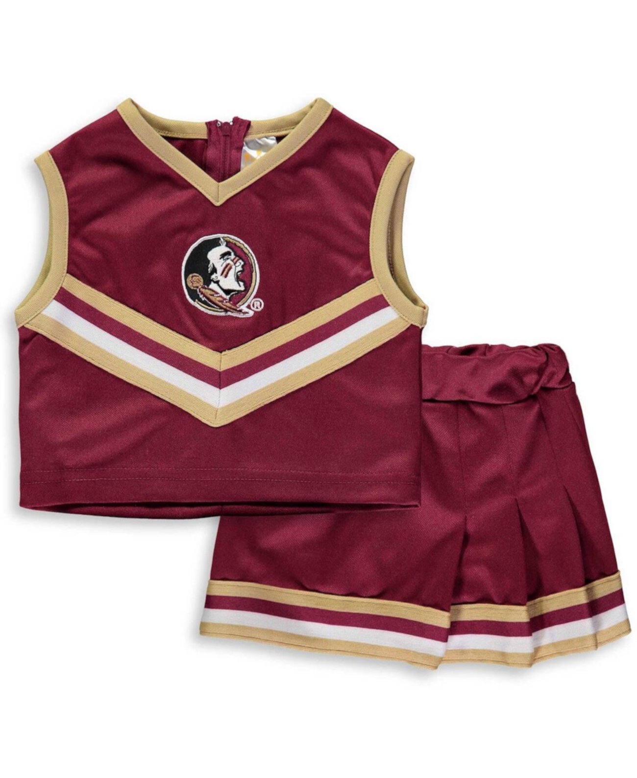 Детский Комплект Одежды Little King Apparel Для Девочек Garnet Florida State Seminoles Two-Piece Cheer Set Little King Apparel