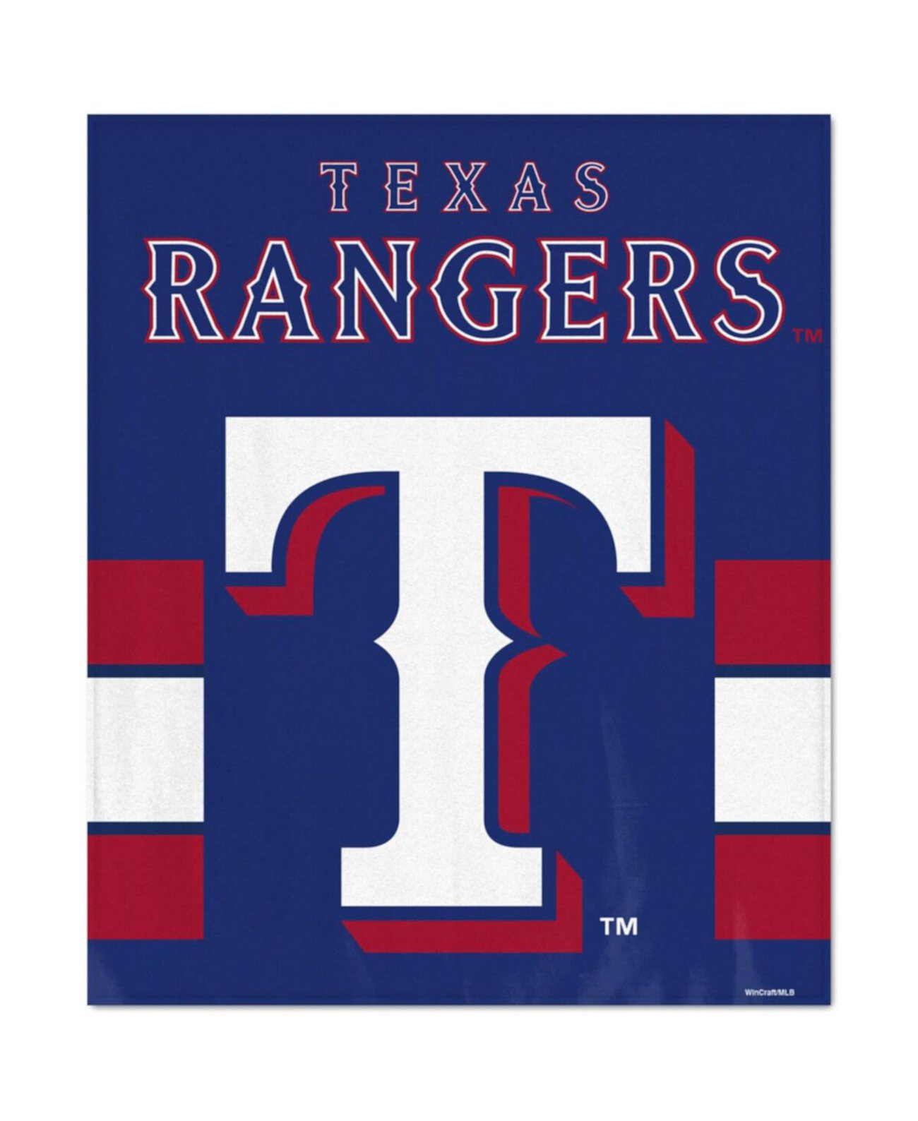 Ультраплюшевое одеяло Texas Rangers размером 50 x 60 дюймов Wincraft