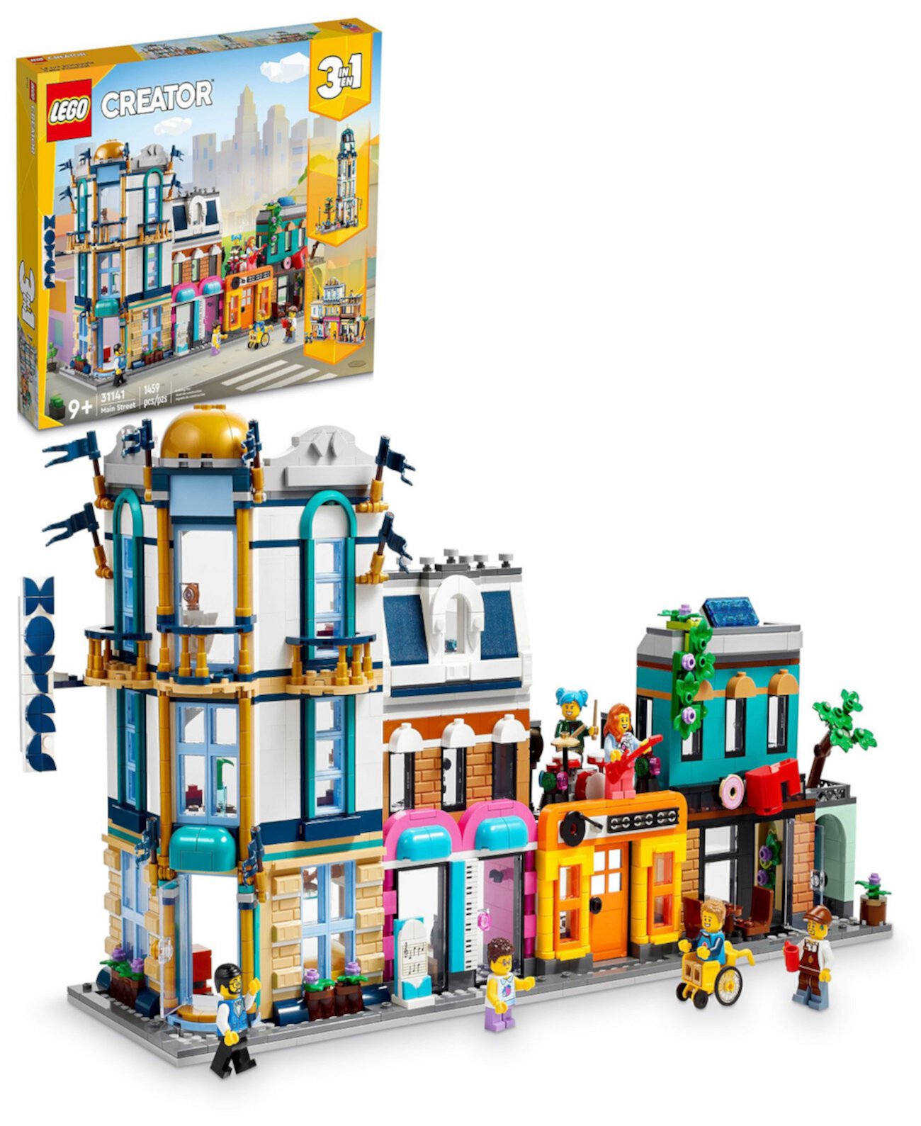 Набор для сборки минифигурок Городская улица Creator 31141 Lego