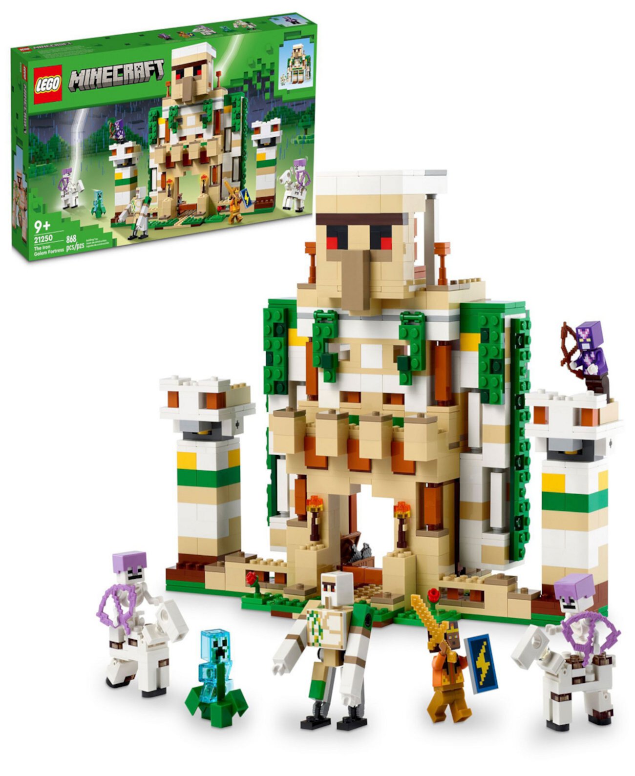 Minecraft 21250 Набор игрушек «Крепость Железного Голема» Lego