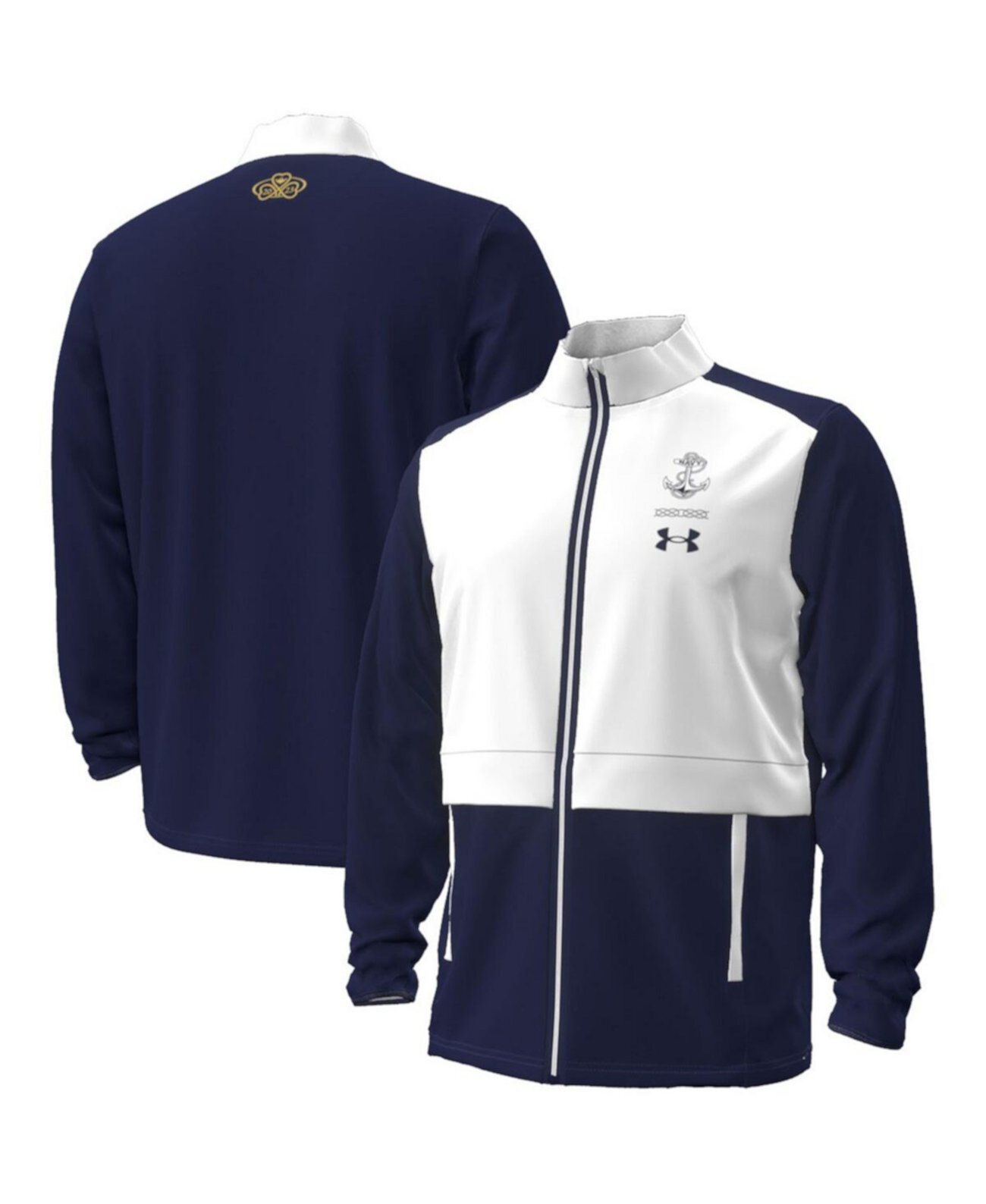 Мужская Куртка Under Armour Navy Midshipmen 2023 Aer Lingus College Football Classic Full-Zip Under Armour