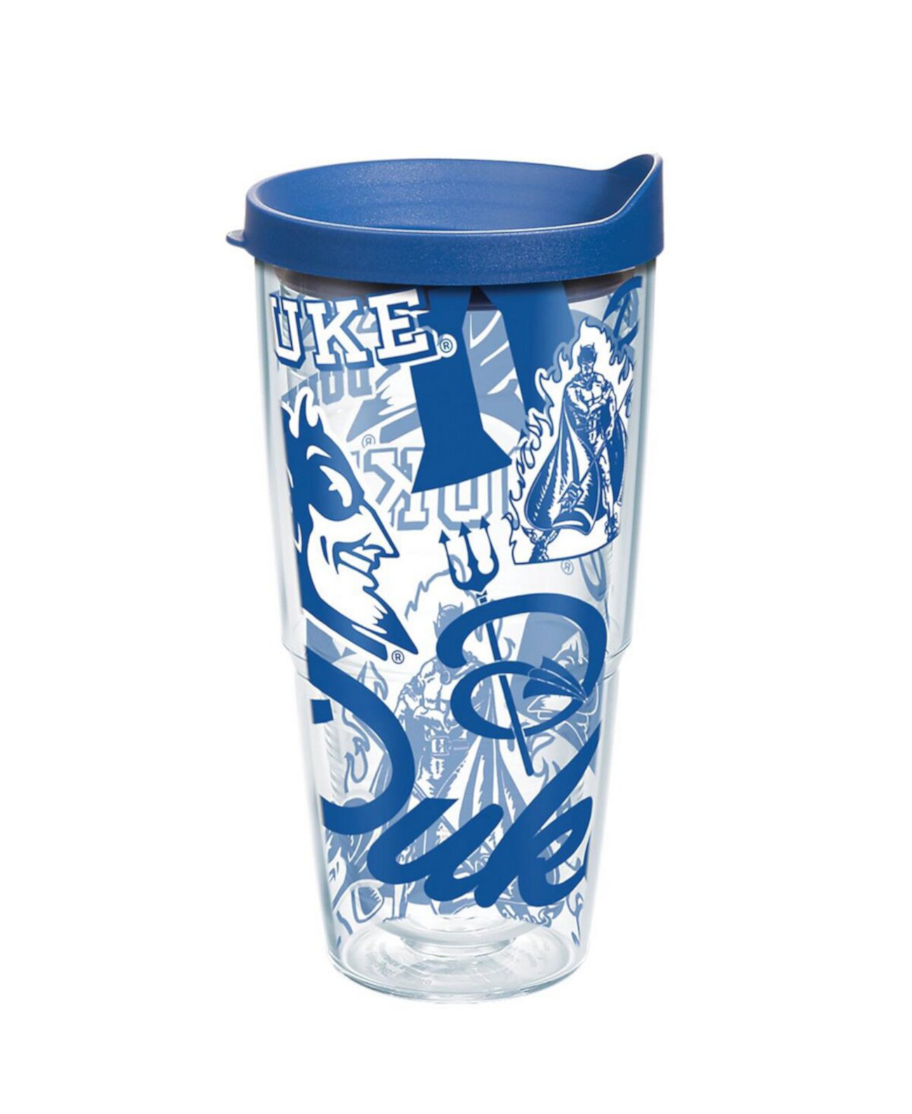 Стакан Duke Blue Devils 24 oz с двойной стенкой, яркая графика, Tritan Tervis