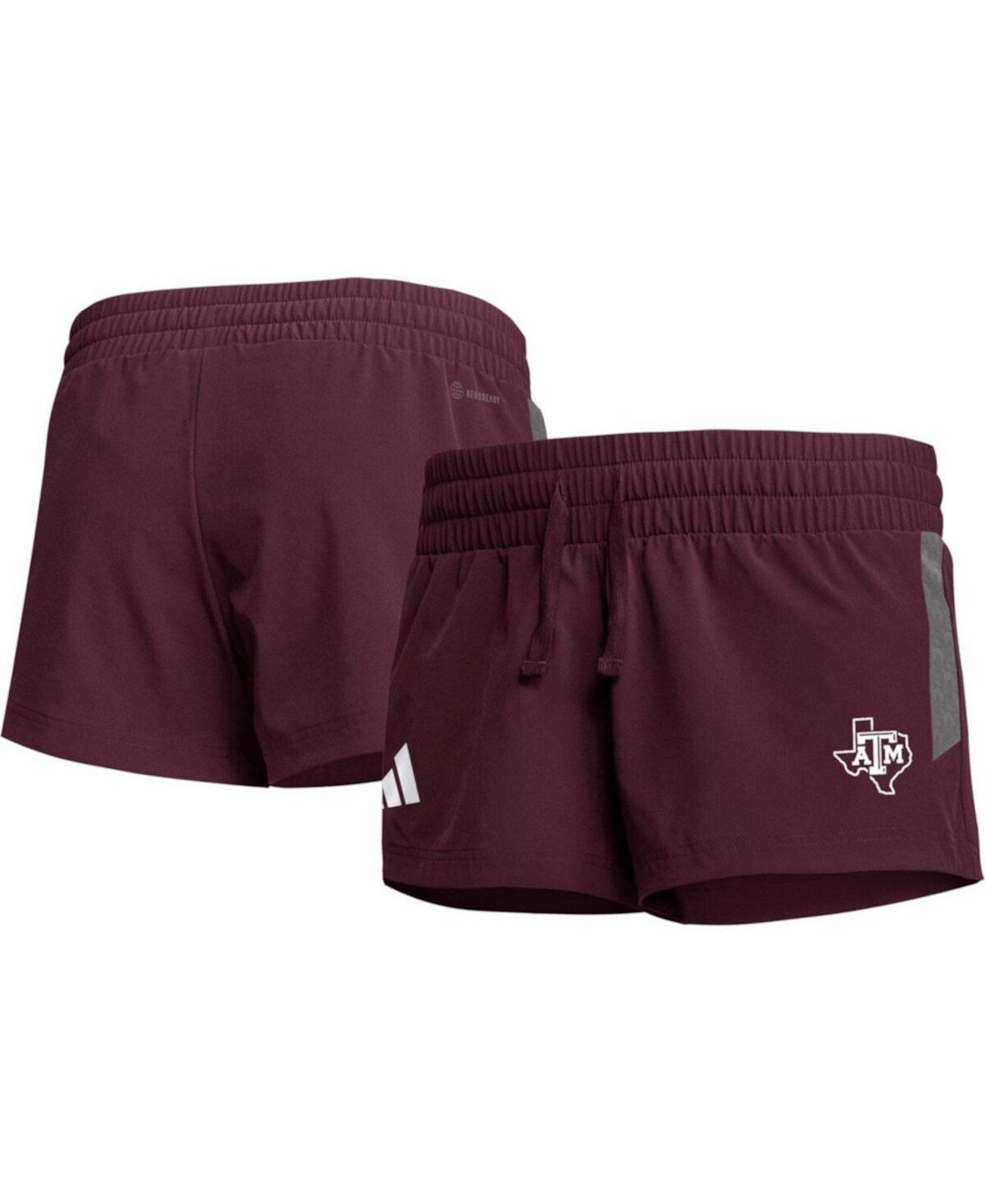 Женские темно-бордовые шорты Texas A&M Aggies 2023 AEROREADY Sideline Adidas