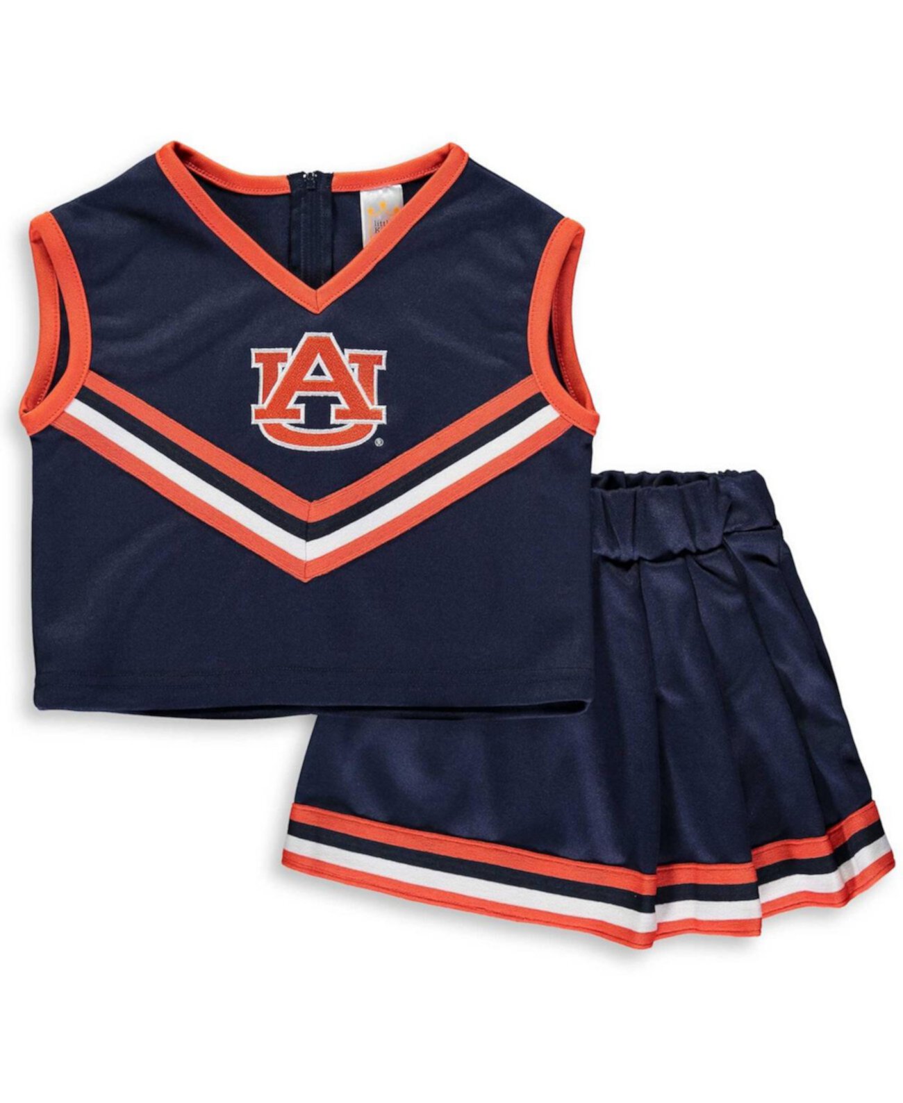 Детский Комплект Одежды Little King Apparel Больших Девочек В Тёмно-Синем Цвете Auburn Tigers Две Части Little King Apparel