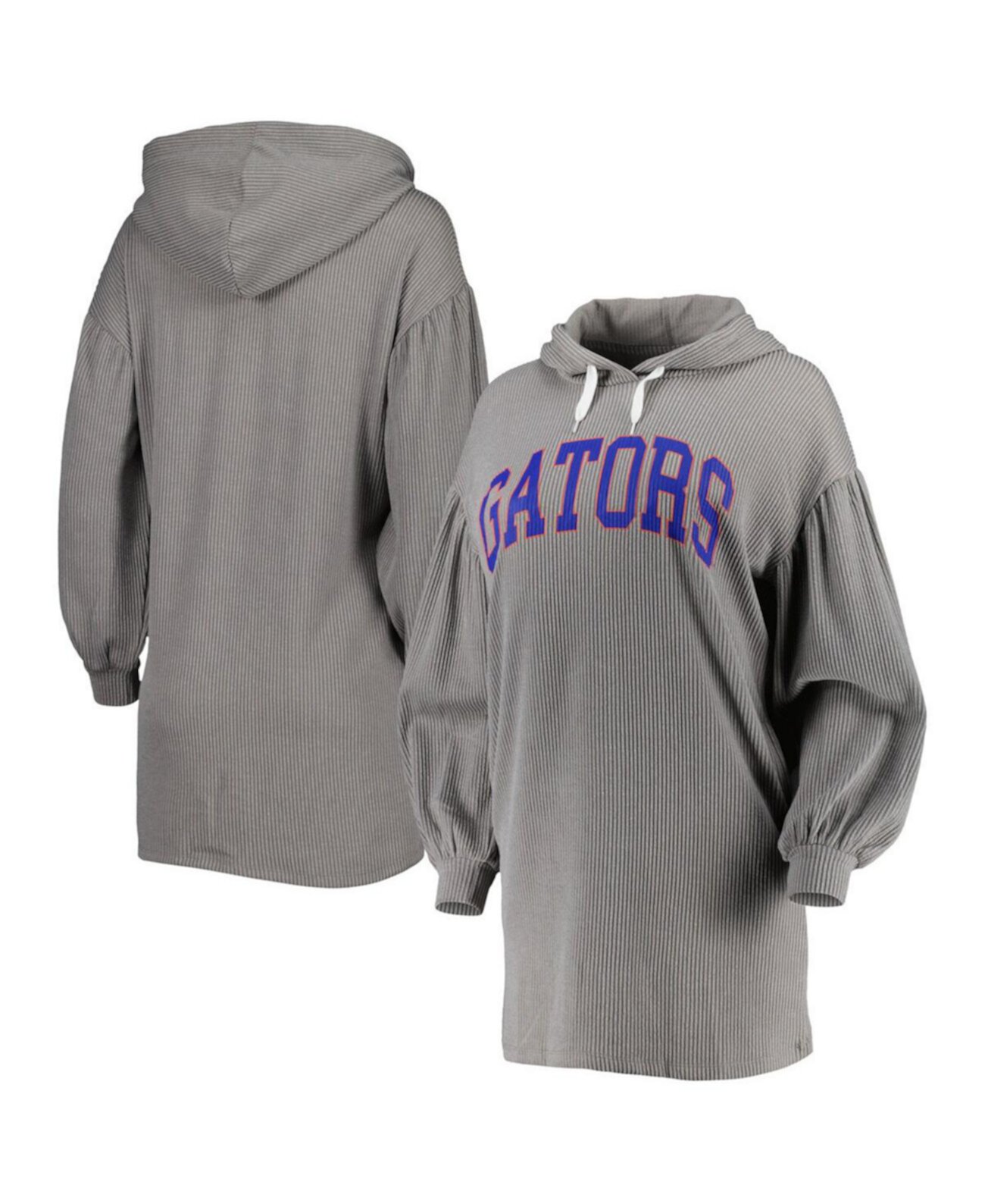 Женское серое платье Tri-Blend в винтажном стиле Florida Gators Game Winner Gameday Couture