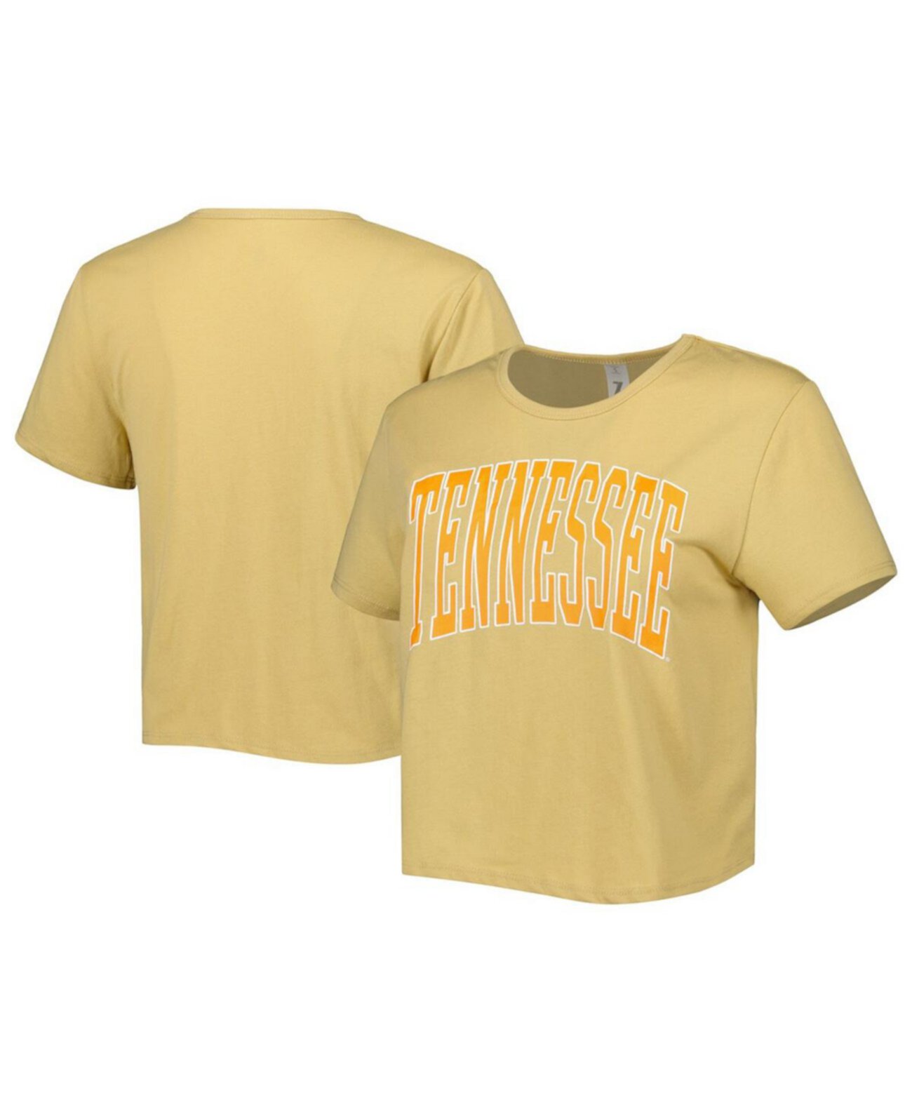 Женская светло-коричневая укороченная футболка Tennessee Volunteers Core Fashion ZooZatz
