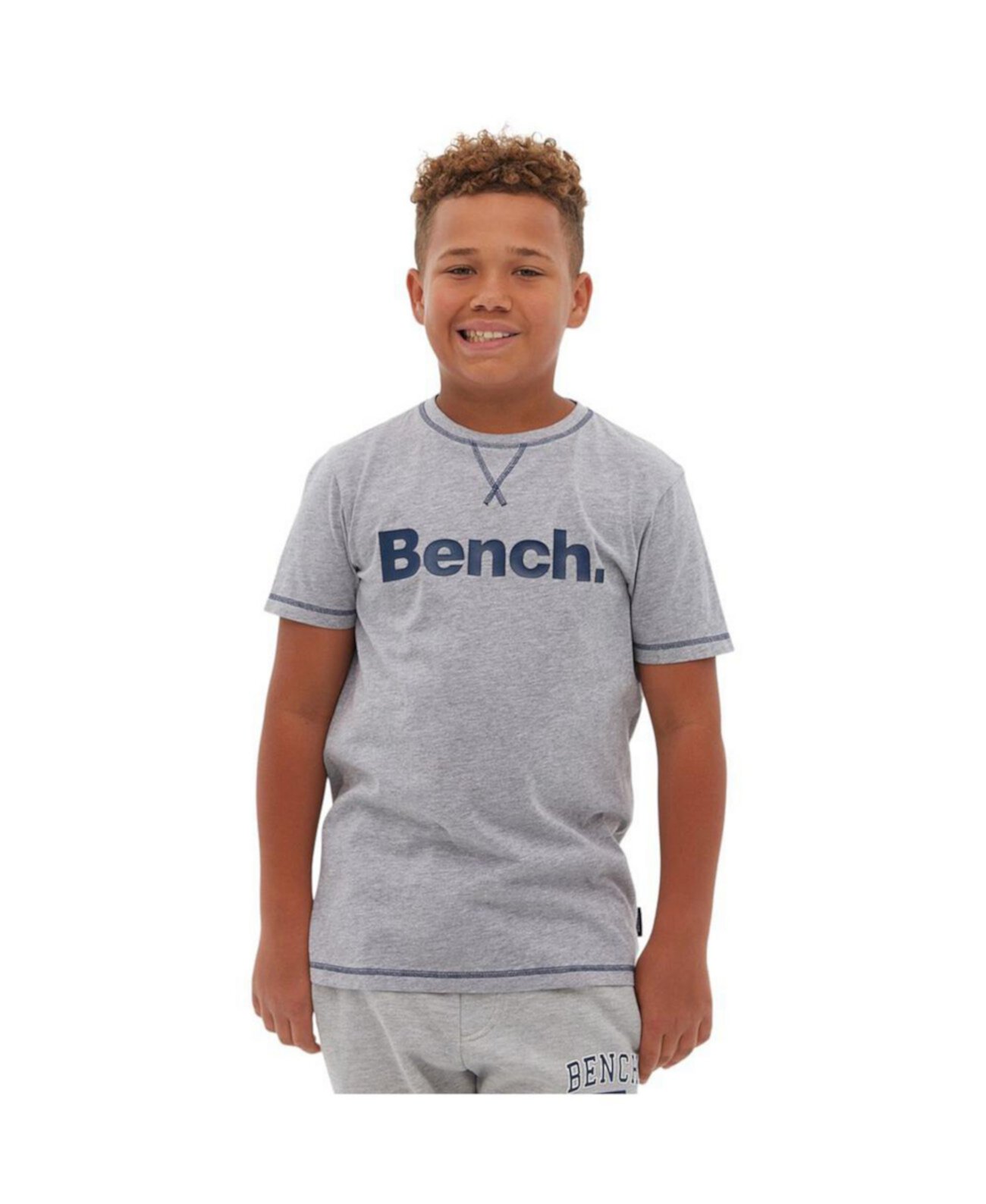 Футболка Barboza для мальчиков для мальчиков серого цвета Bench DNA