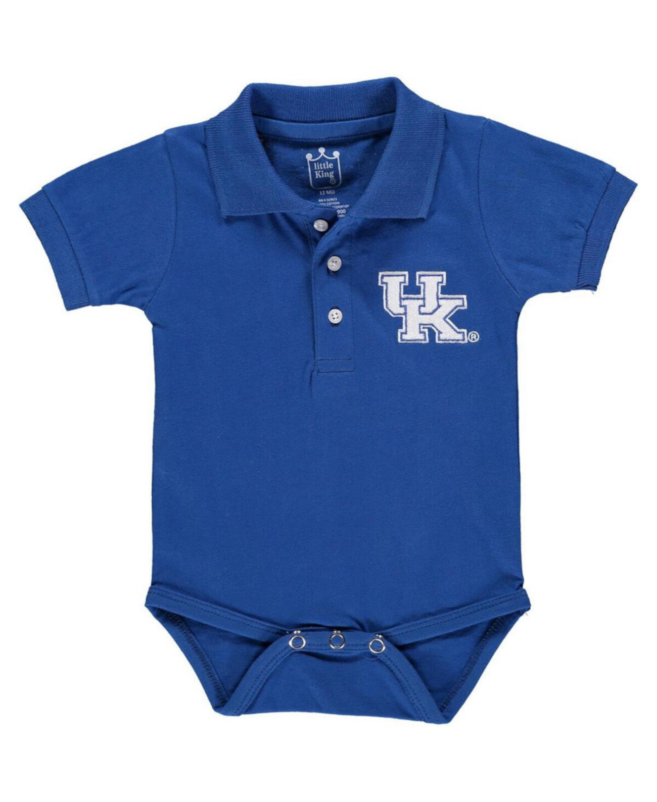 Боди-поло Royal Kentucky Wildcats для мальчиков и девочек для младенцев Little King Apparel
