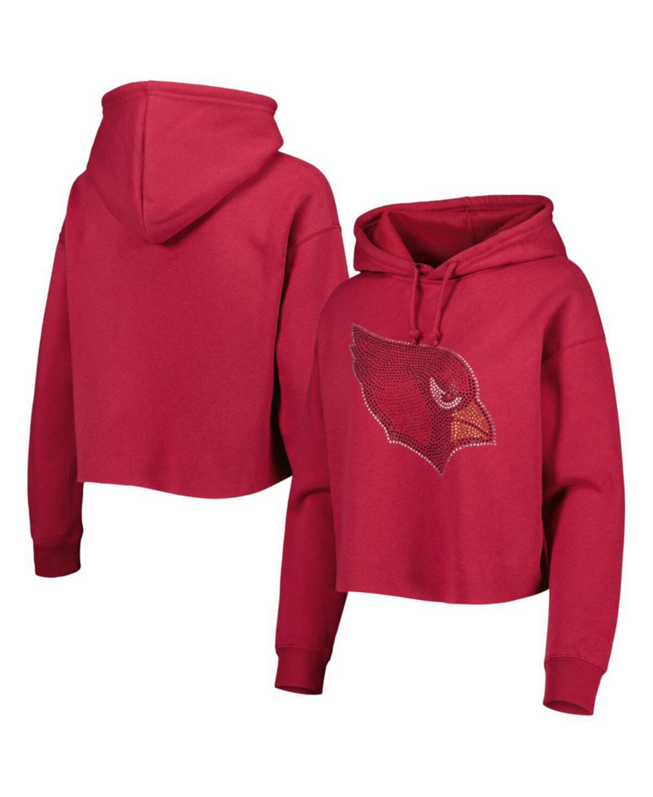 Женский Пуловер Cuce Arizona Cardinals Crystal Logo Cuce