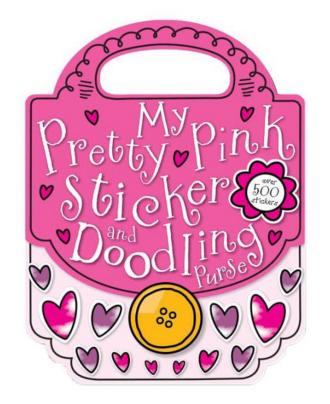 My pretty. My pretty Pink Sticker Bag. Coin Bag Doodle.