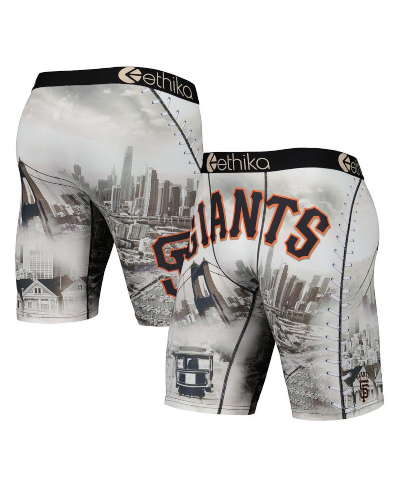 Мужские кремовые боксеры San Francisco Giants DNA Ethika