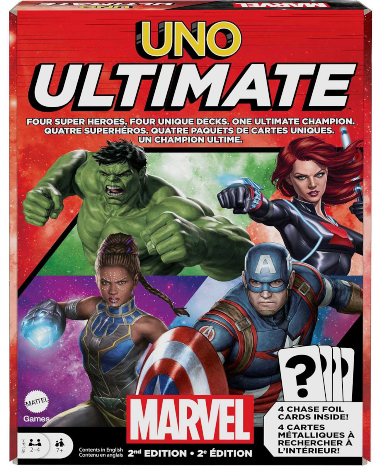 Лучшая карточная игра Marvel UNO Mattel