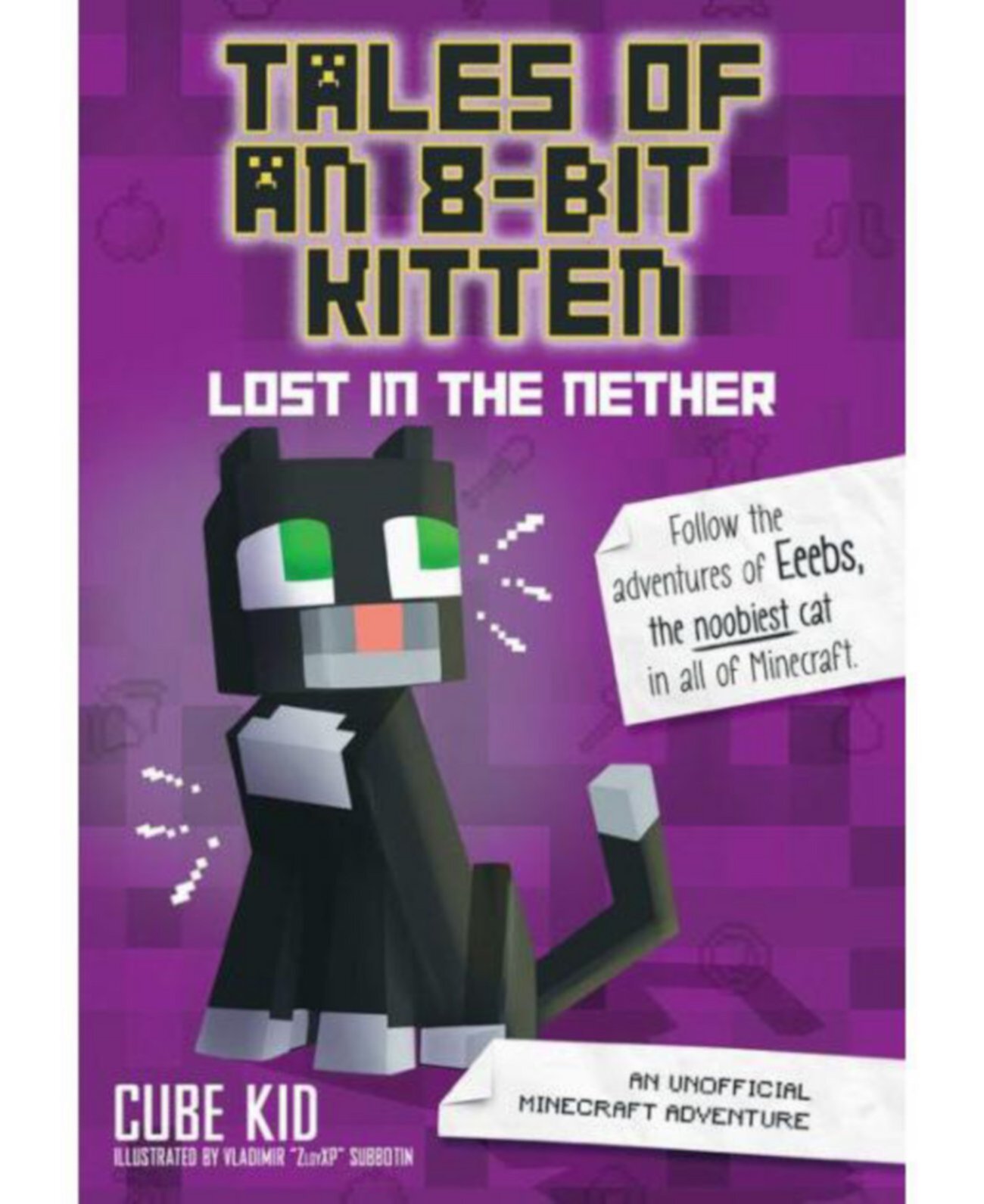 Затерянные в Пустоте — неофициальные приключенческие истории Minecraft о 8-битном котенке, серия 1, от Cube Kid Barnes & Noble