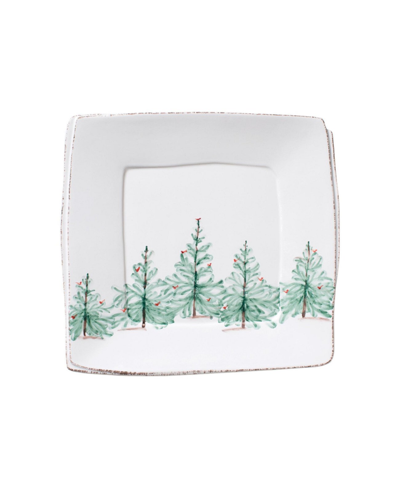 Melamine Lastra Holiday Square Platter 15'' VIETRI