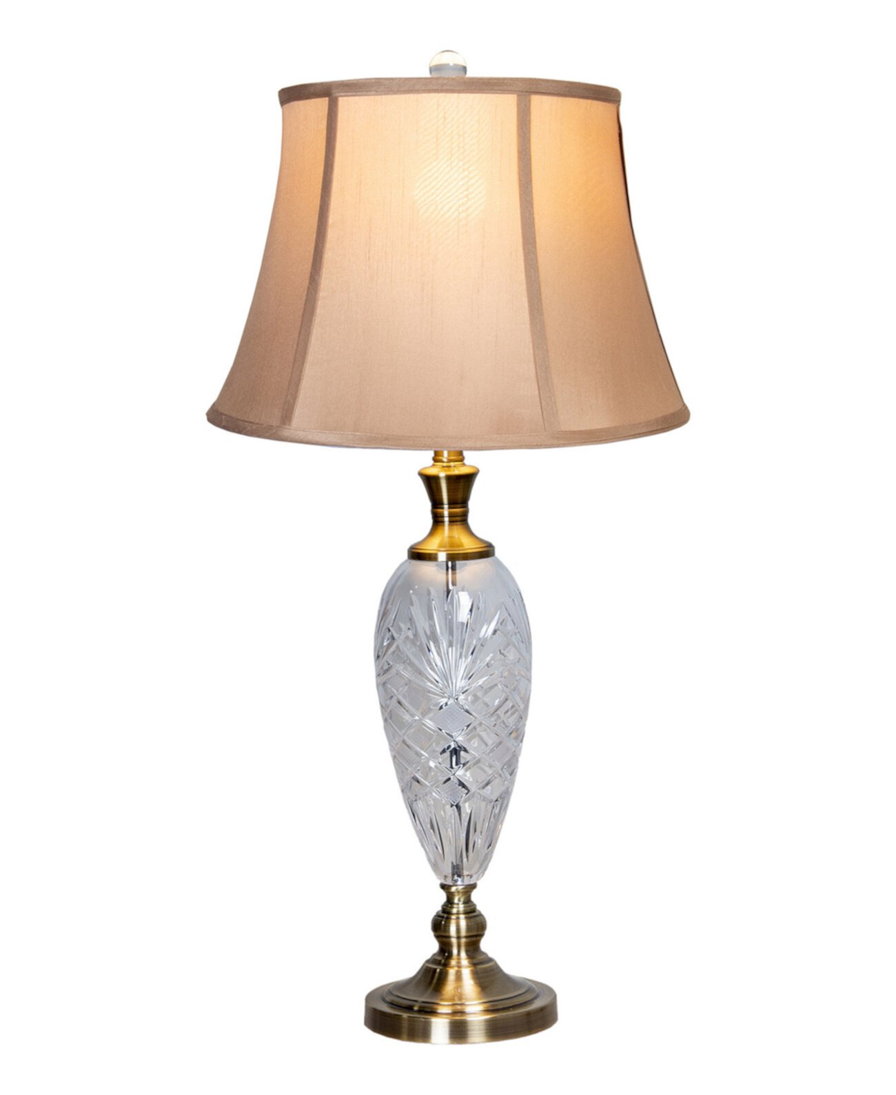 Настольная лампа Alameda из свинцового хрусталя Dale Tiffany