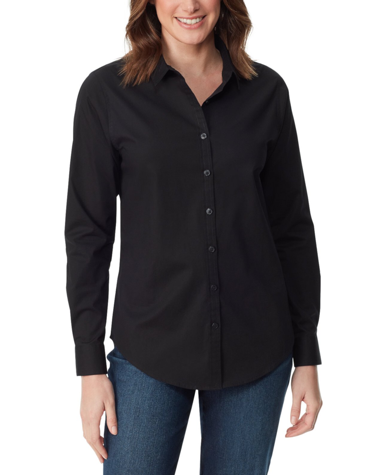 Женская приталенная рубашка с длинными рукавами Amanda Gloria Vanderbilt
