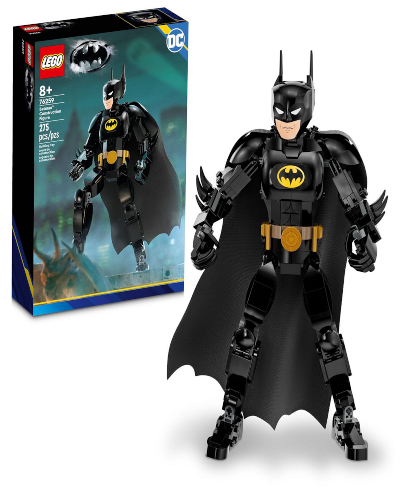 Конструкторская фигура Бэтмена из набора Super Heroes DC 76259 Lego
