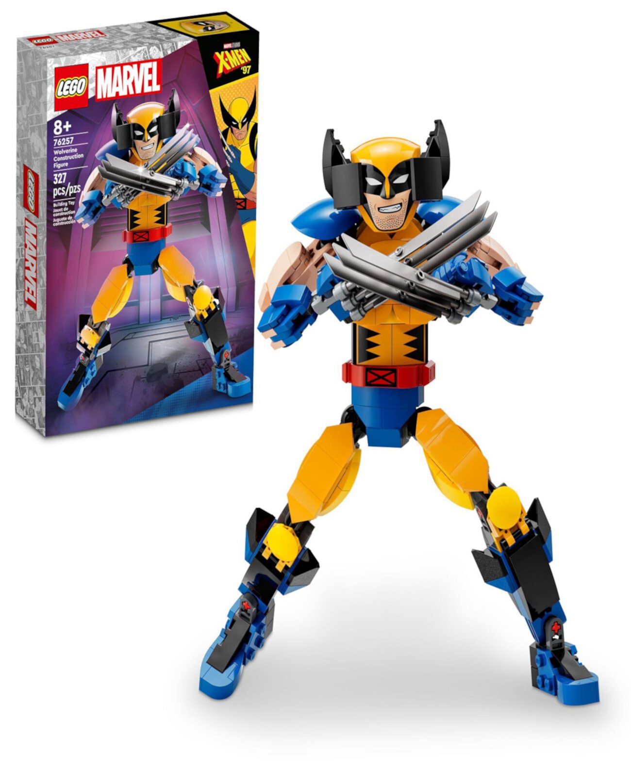 Набор для строительства фигурки Росомахи из серии Super Heroes Marvel 76257 Lego