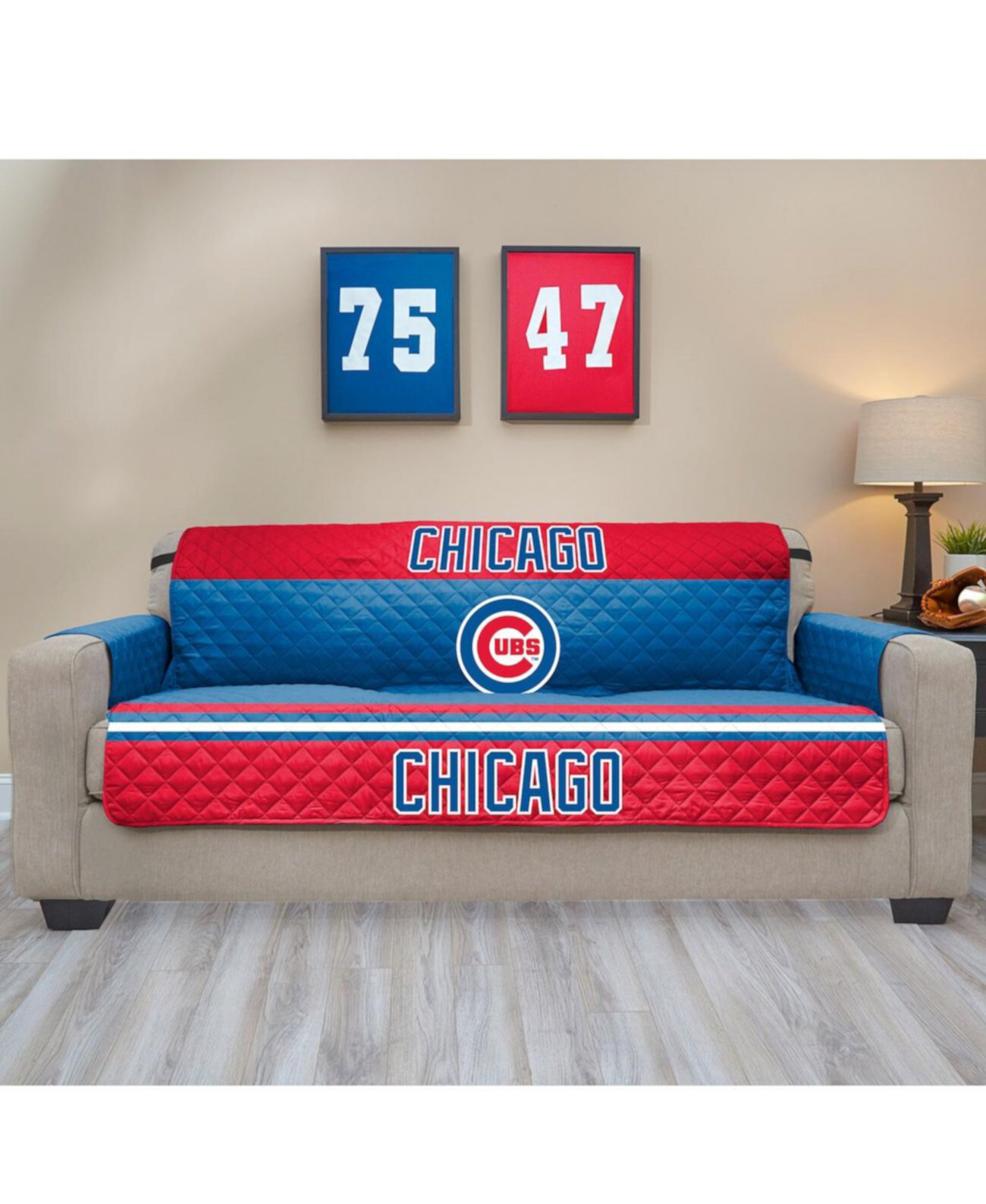 Синий - Защитная пленка для дивана Chicago Cubs Pegasus Home Fashions