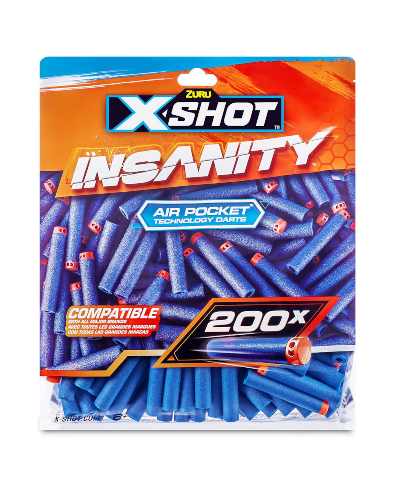 Набор для дартс Zuru Insanity, 200 шт. X-Shot