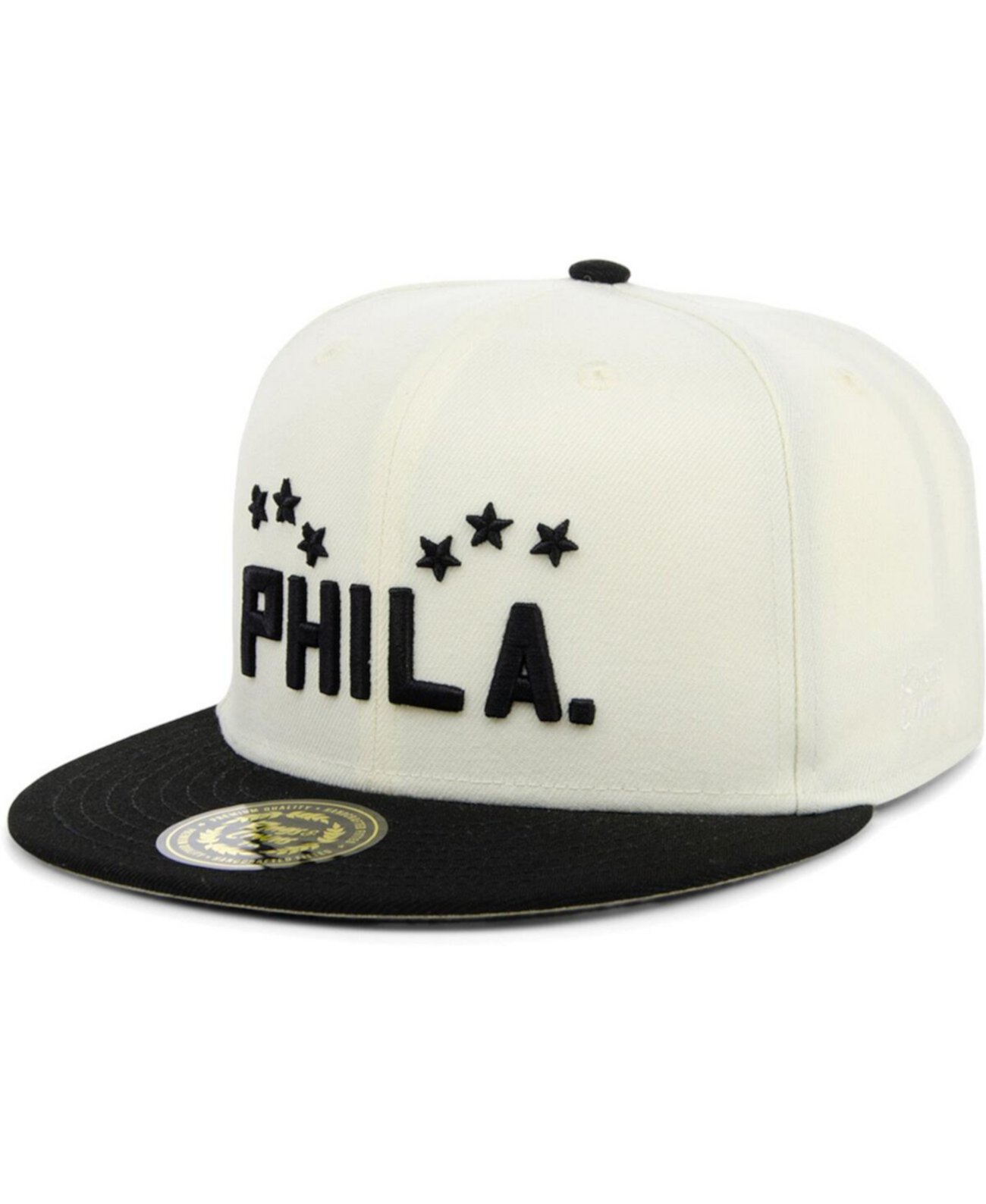Мужская кремовая, черная приталенная шляпа Philadelphia Stars Team Rings & Crwns