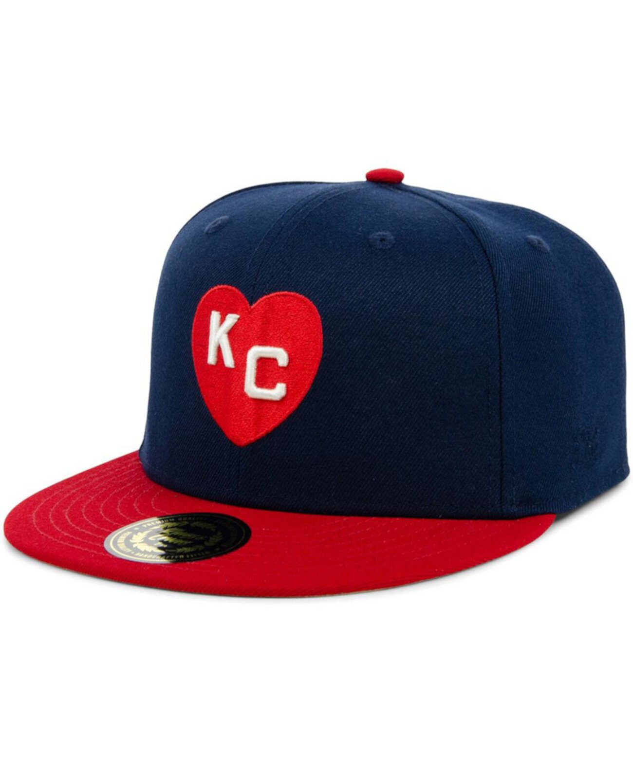 Мужская темно-синяя, красная приталенная шляпа Kansas City Monarchs Team Rings & Crwns