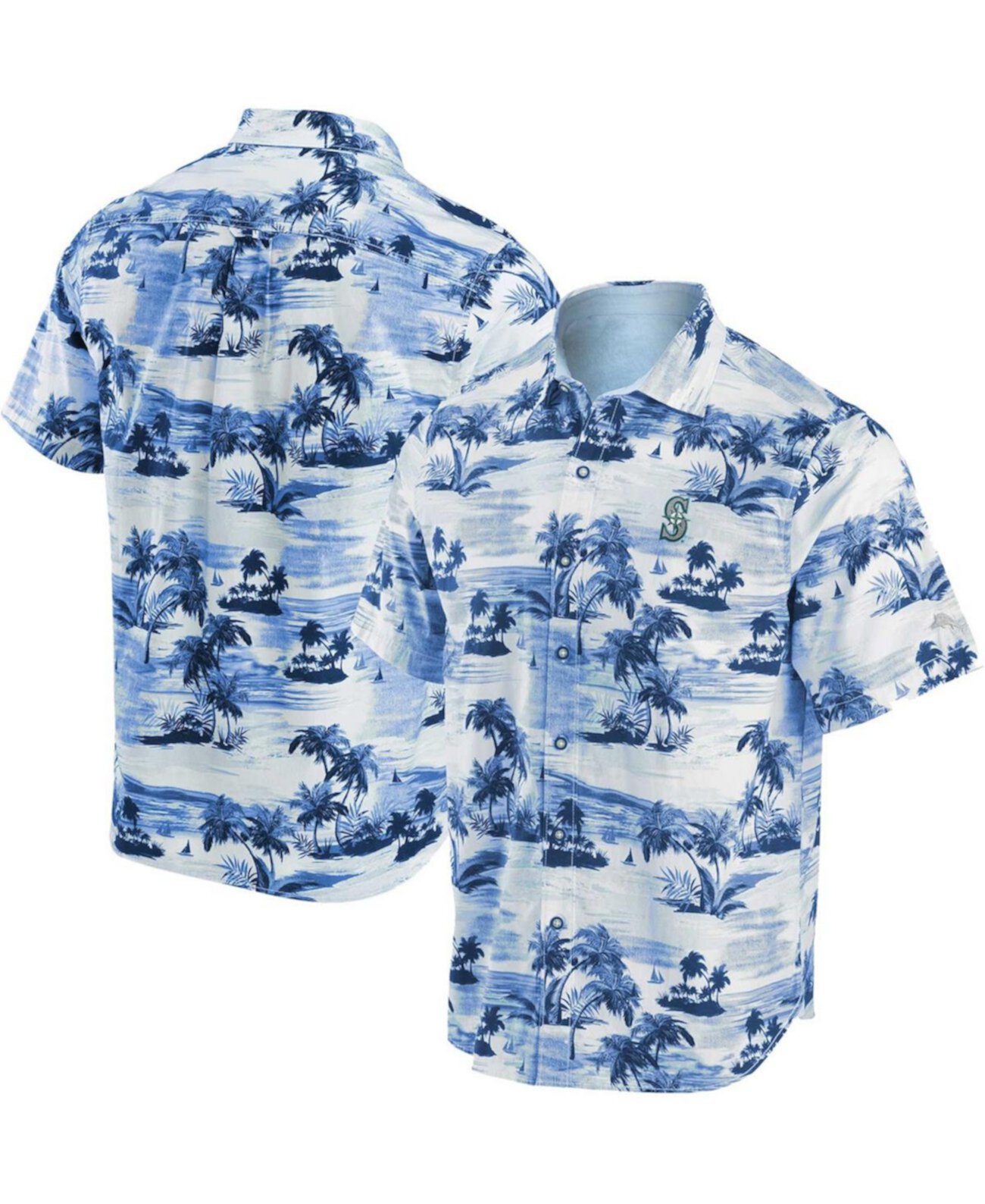 Tommy Bahama IslandZone Bahama Coast Aqua Shores Short Sleeve Woven Shirt