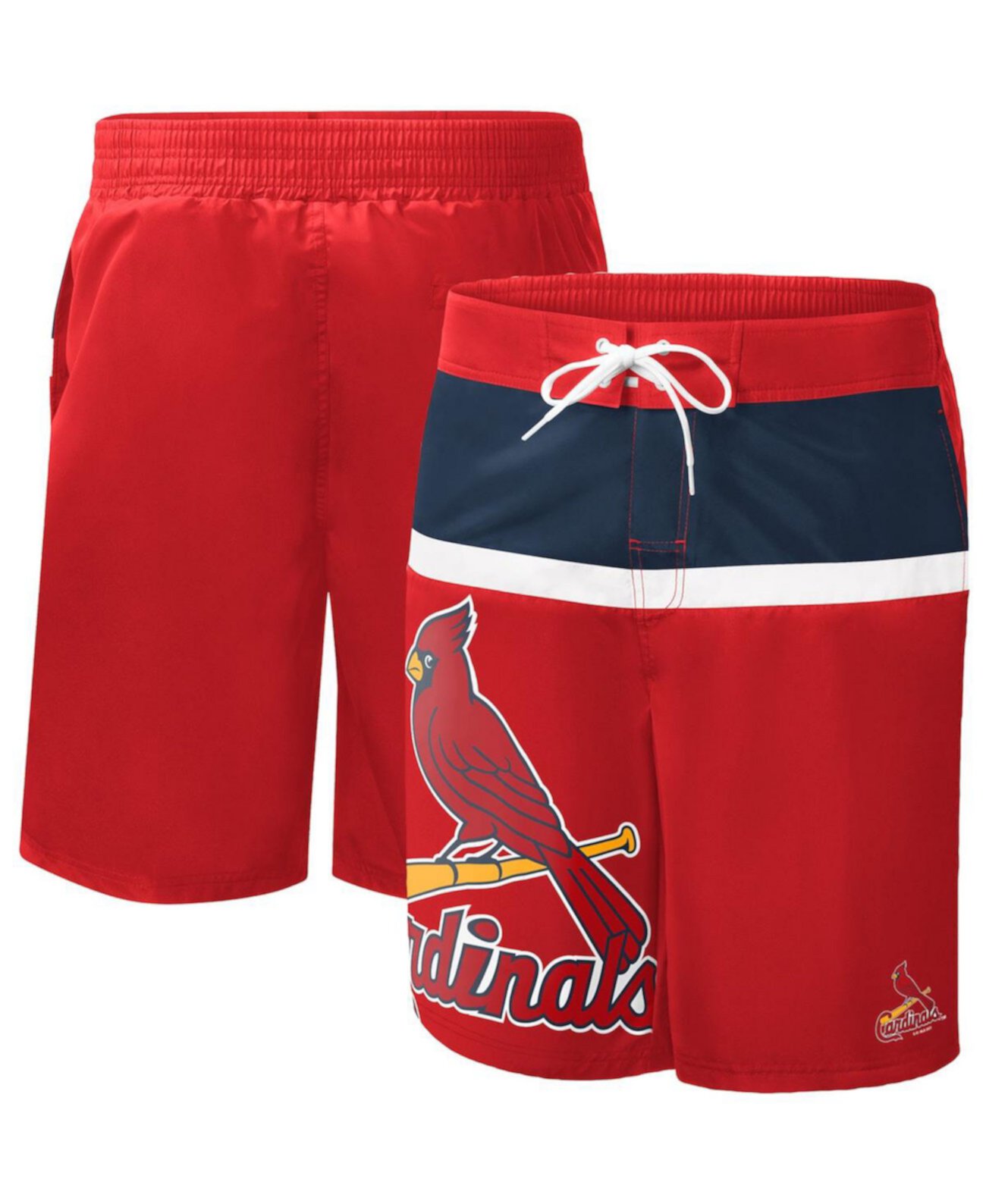 Мужские красные плавки Sea Wind с логотипом St. Louis Cardinals и эластичным поясом G-III Sports