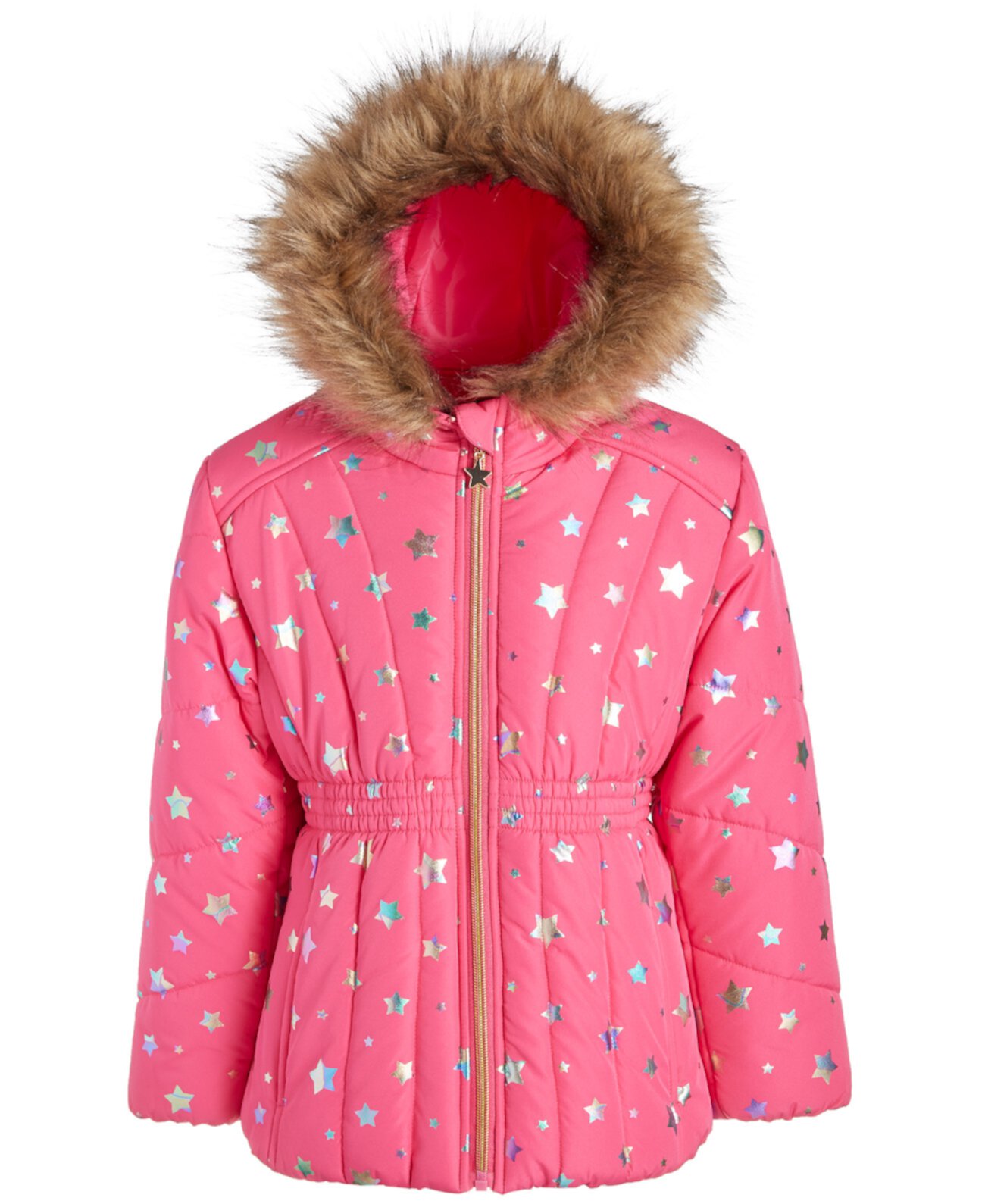 Стеганая куртка-пуховик из фольги для малышей и маленьких девочек S Rothschild & CO