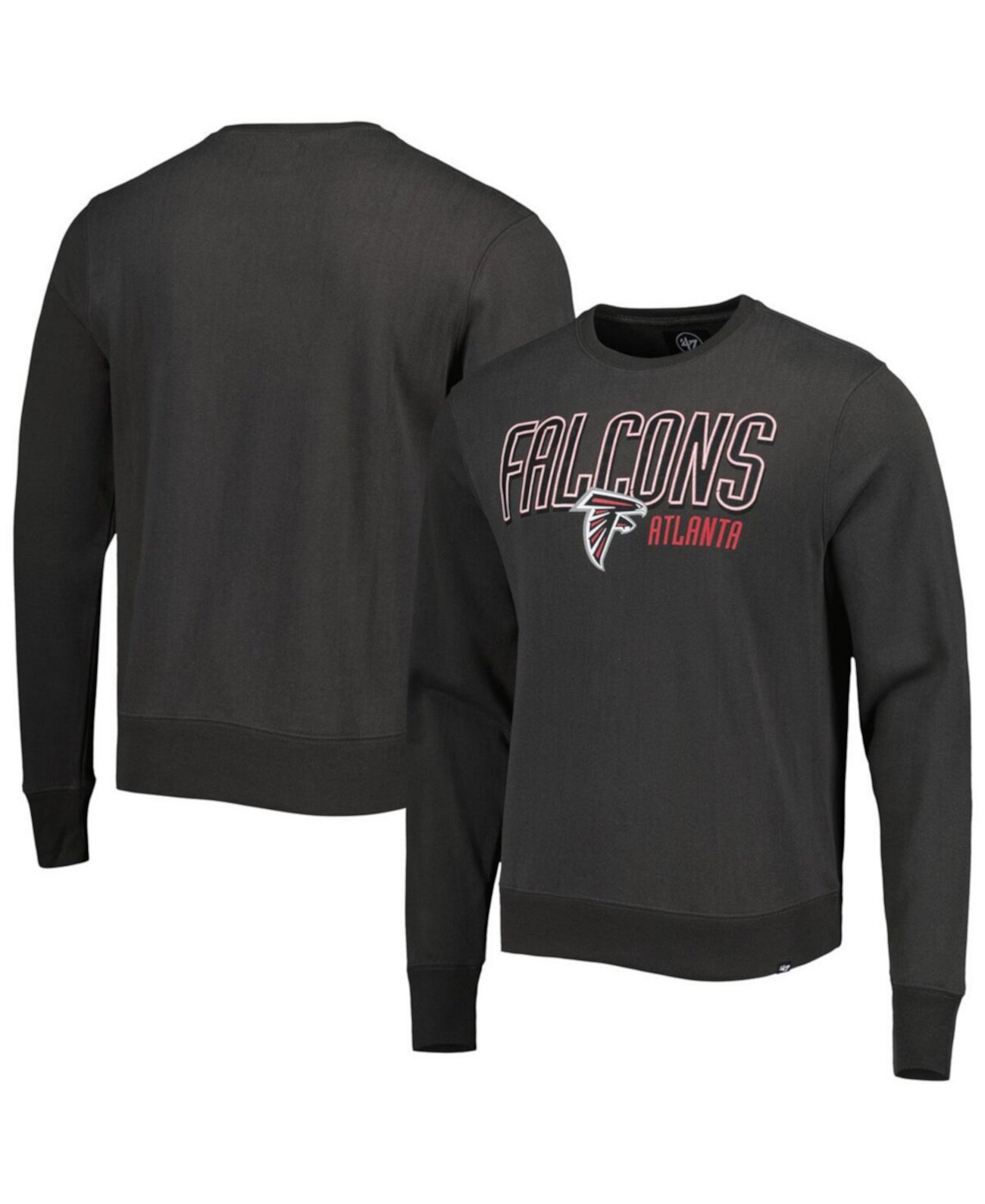 Мужской темно-серый пуловер Atlanta Falcons Locked In Headline '47 Brand