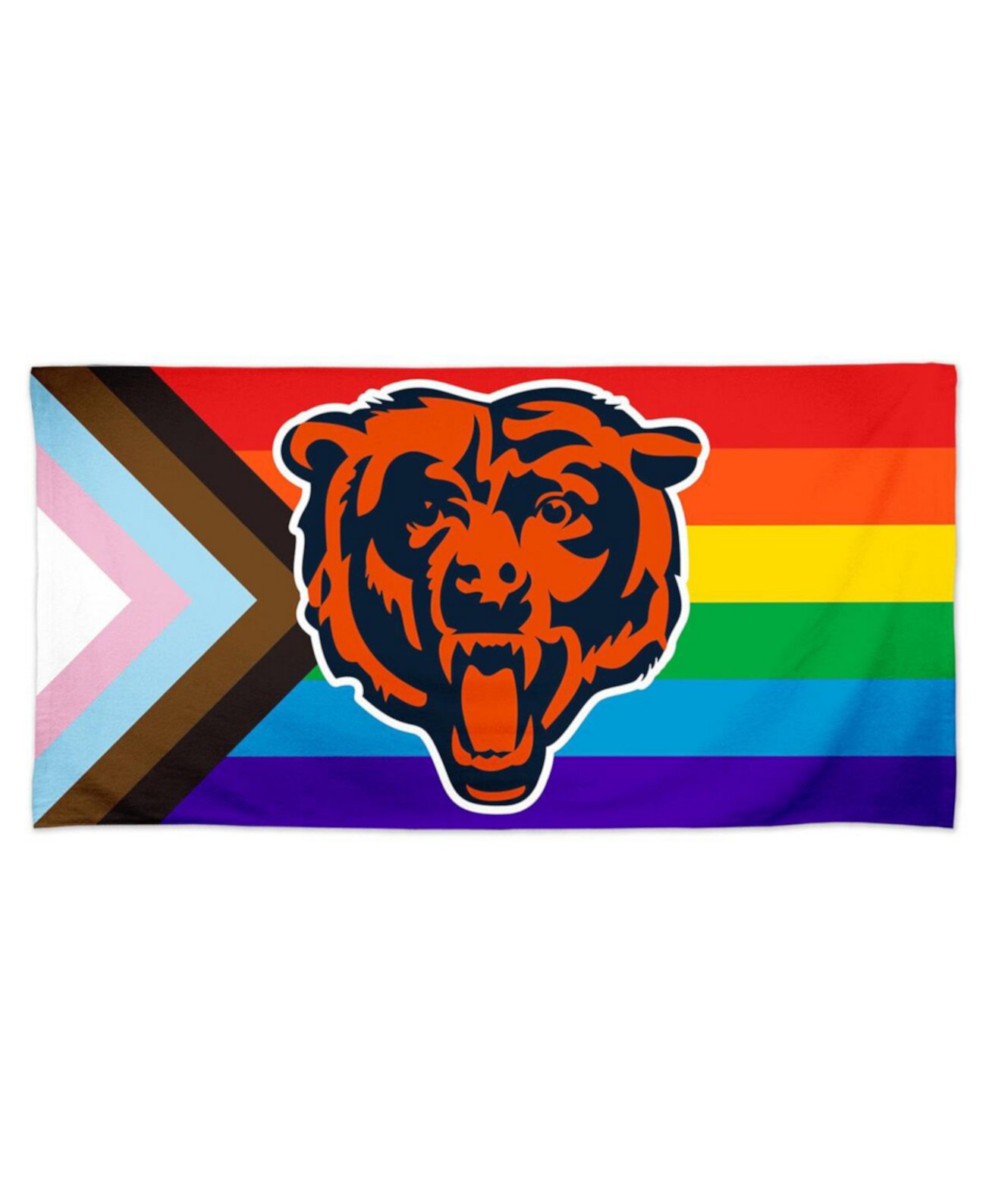 Пляжное полотенце Pride Spectra Chicago Bears 30 x 60 дюймов Wincraft