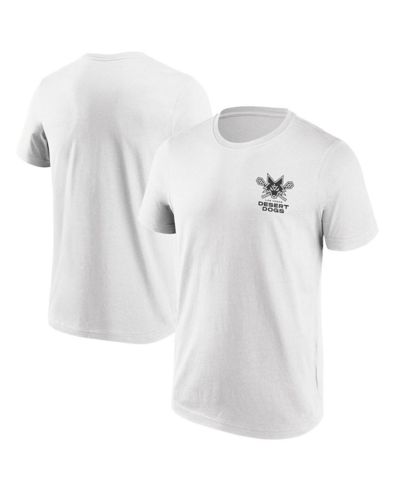 Мужская белая футболка с логотипом Las Vegas Desert Dogs Primary ADPRO Sports