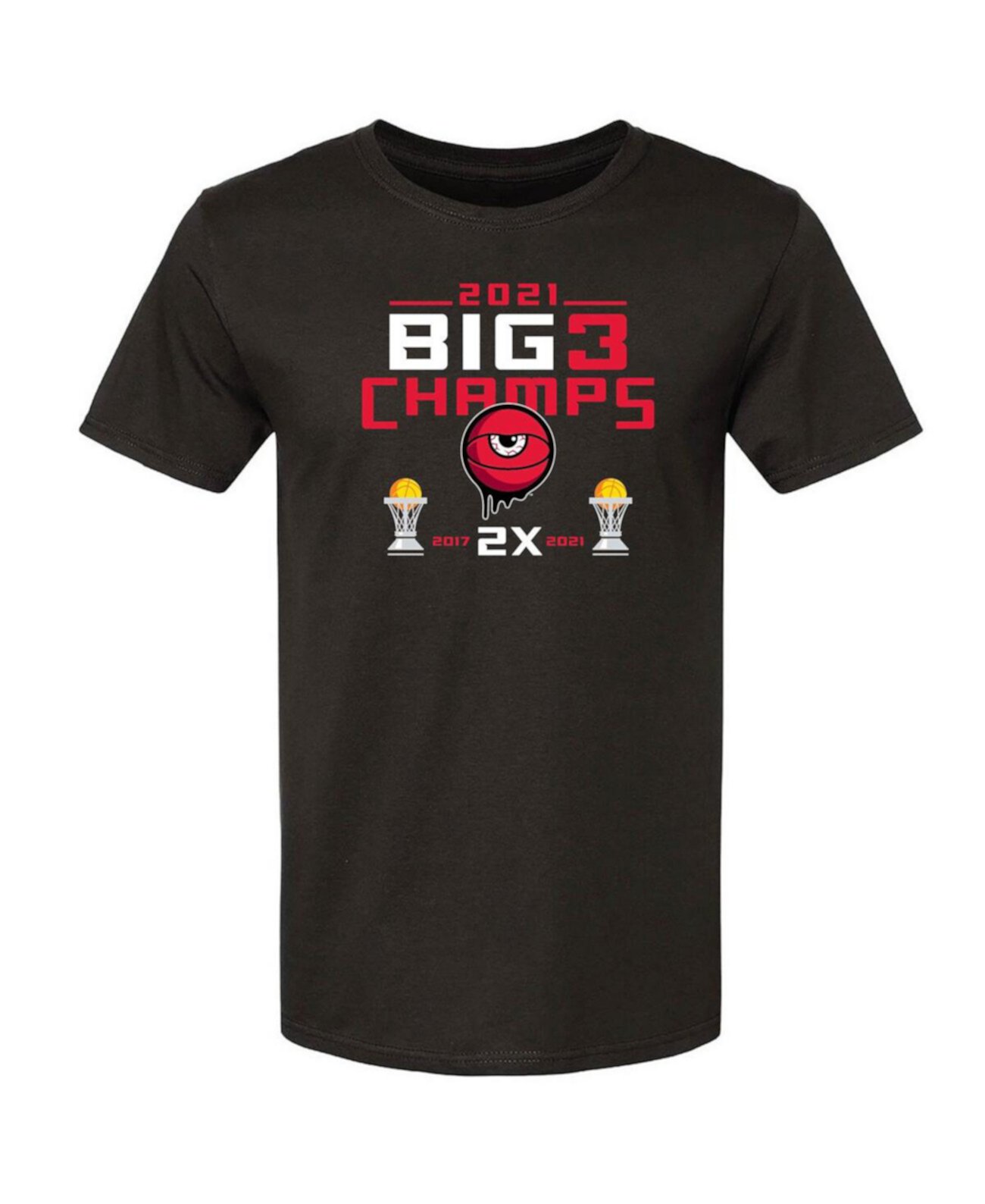 Мужская черная футболка Trilogy с двукратным чемпионом BIG3 OT Sports