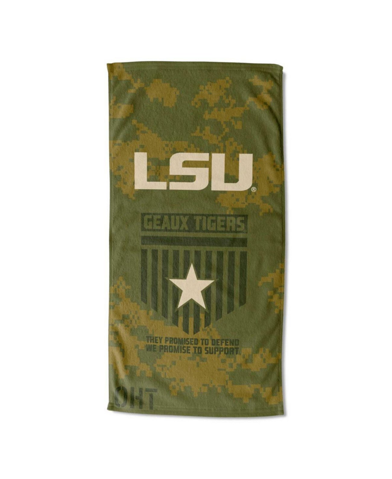 Пляжное полотенце LSU Tigers 30 x 60 дюймов OHT в военном стиле Northwest Company