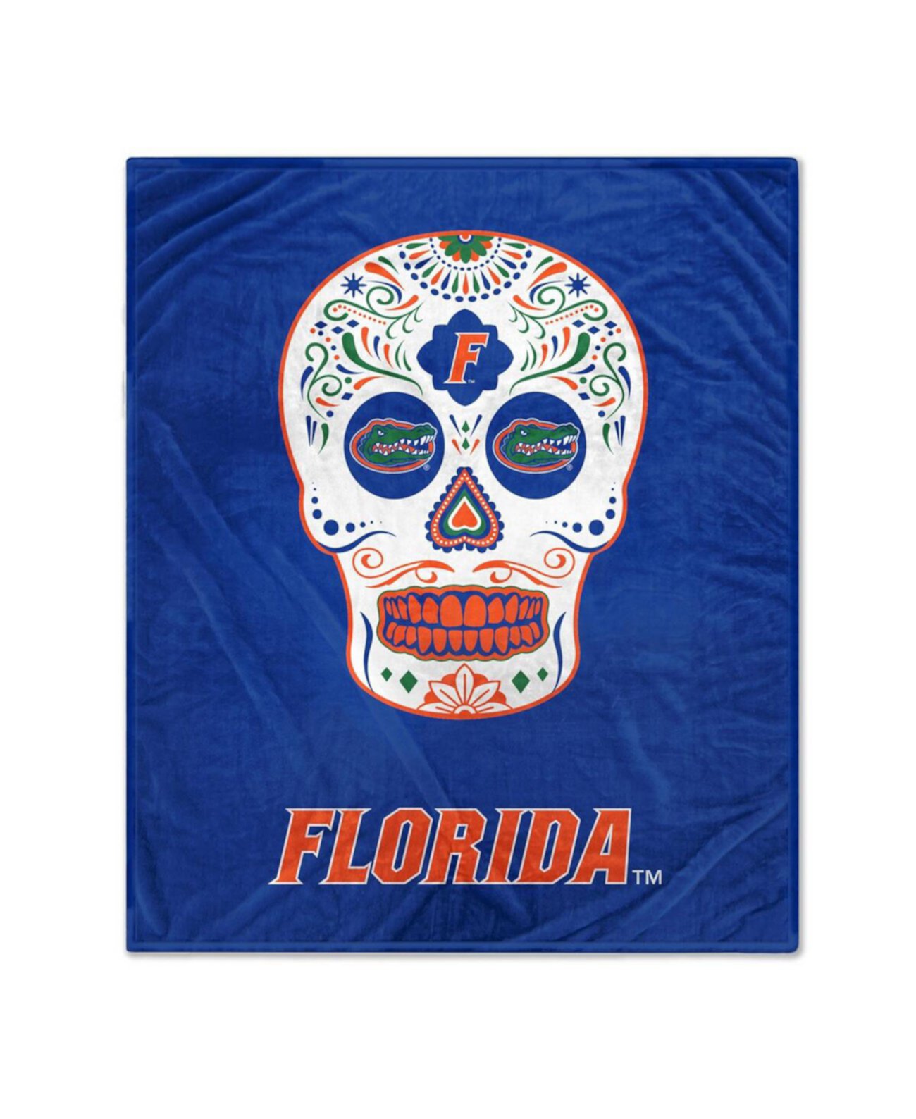 Туристическое одеяло Pegasus Home Fashions Florida Gators 60'' x 70'' Sugar Skull Pegasus Home Fashions