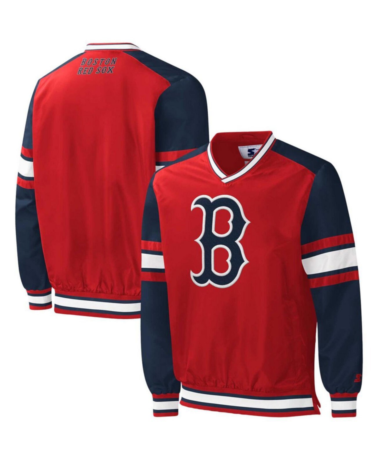 Мужская Ветровка Starter Red Boston Red Sox Yardline Starter