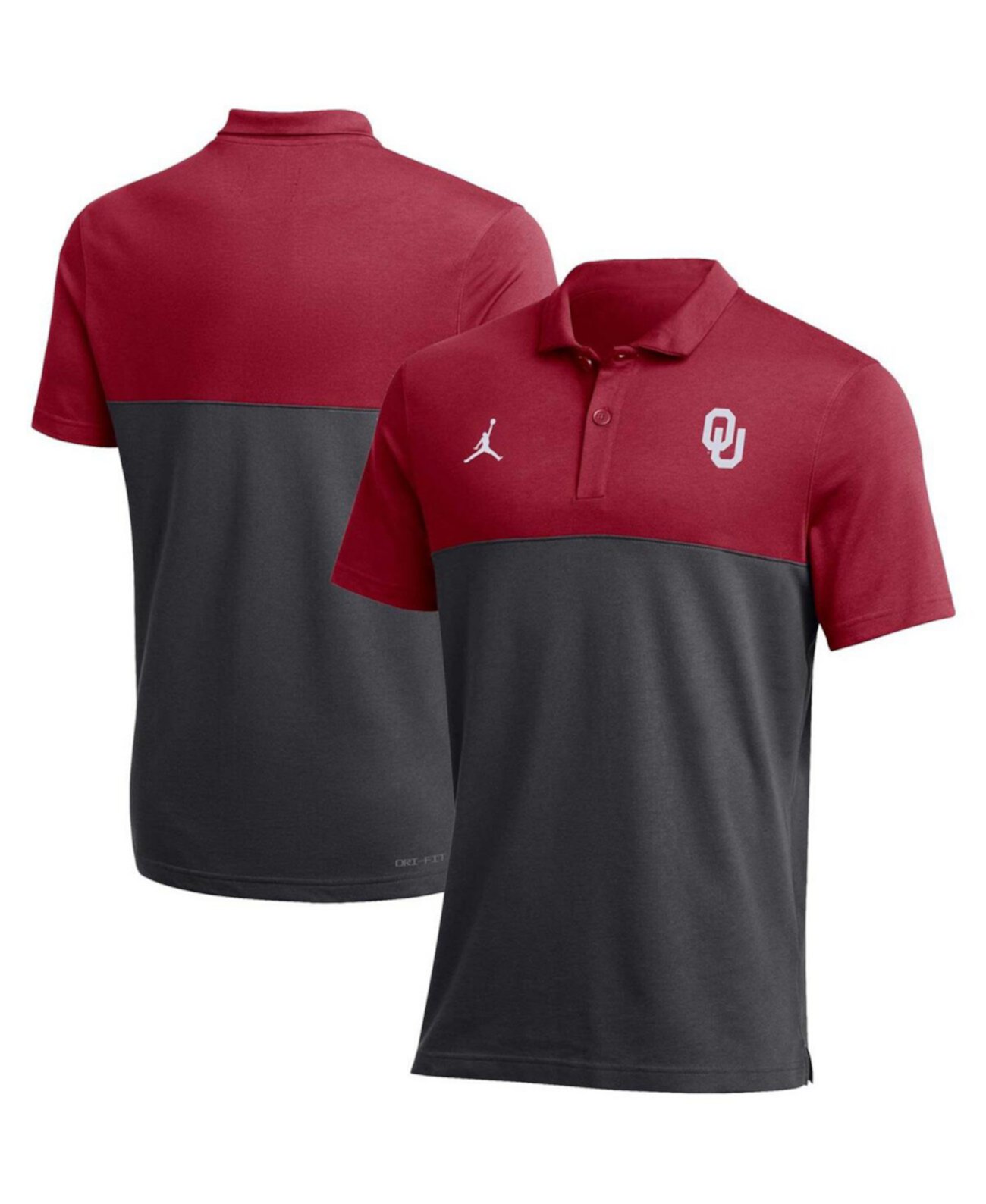 Мужское поло Oklahoma Sooners 2022 от Jordan с технологией Dri-FIT для спортсменов Jordan