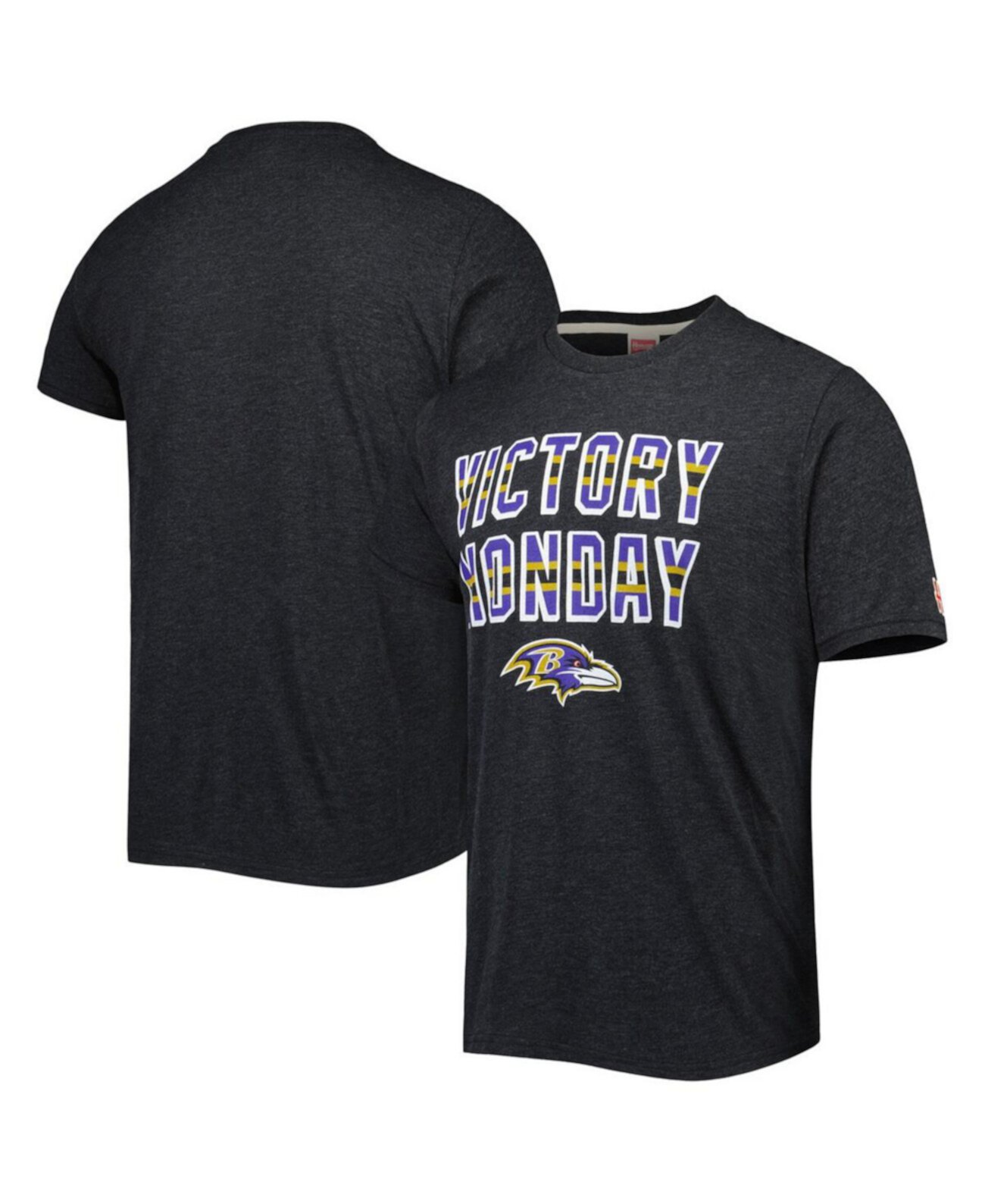 Мужская футболка из трибленда Victory Monday Baltimore Ravens, черная, с коротким рукавом Homage