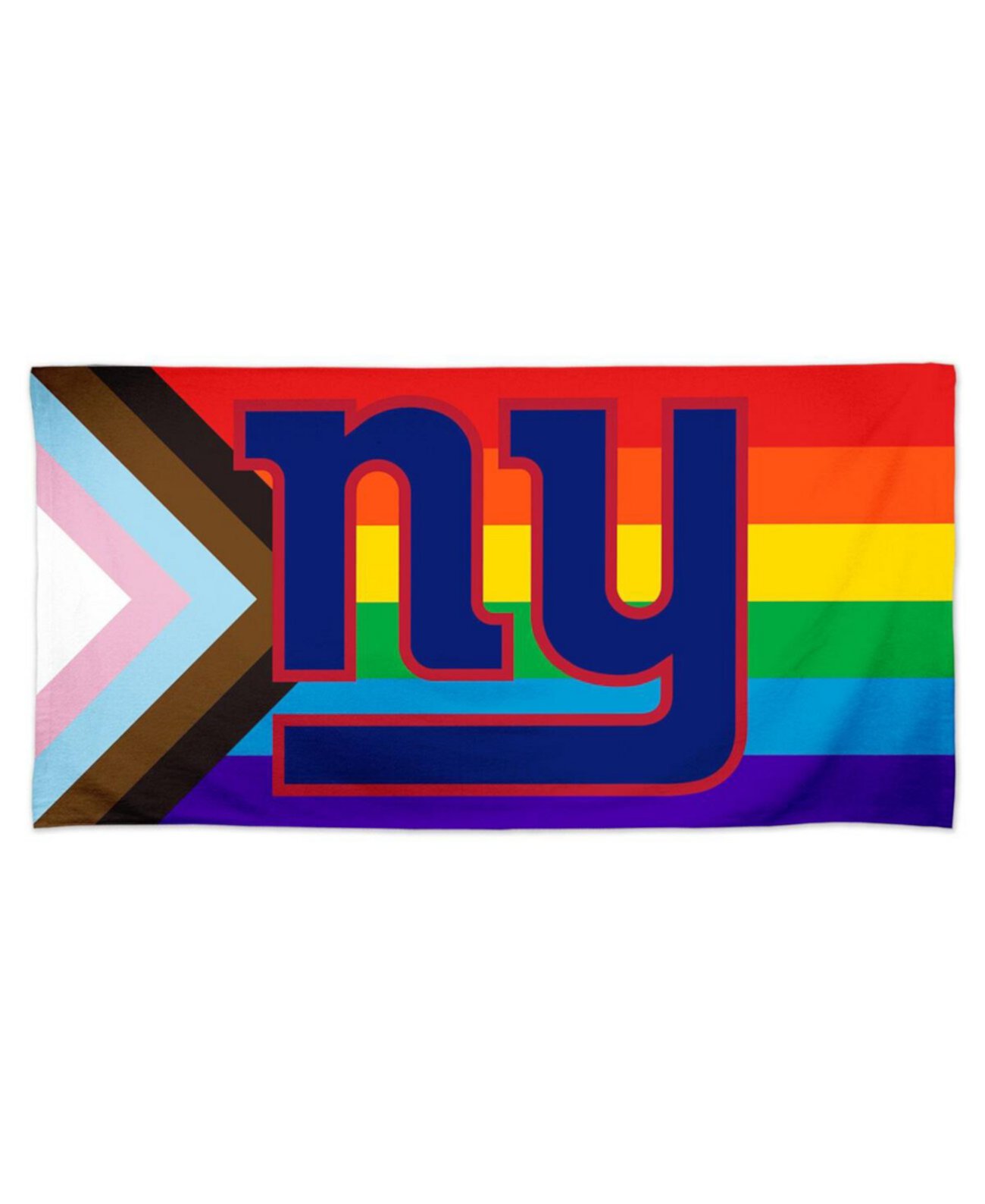 Пляжное полотенце New York Giants 76 x 152 см, яркие цвета Pride, 100% полиэстер Wincraft