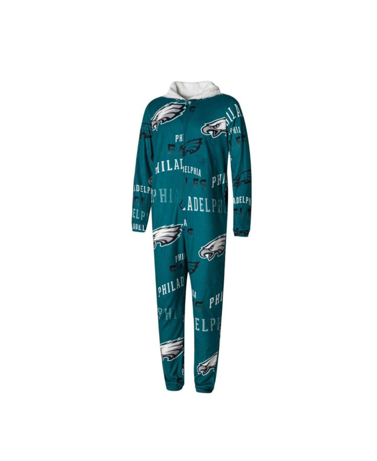 Мужская темно-зеленая пижама из микрофлиса Philadelphia Eagles Windfall Union Concepts Sport