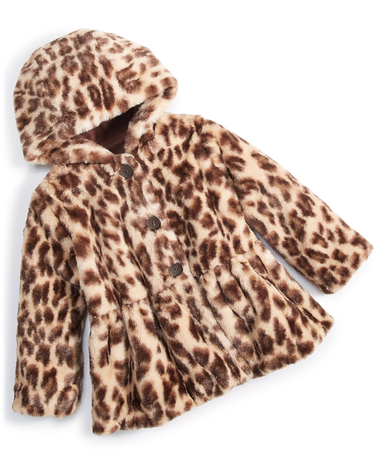 Пальто из искусственного меха с сердечками для маленьких девочек, созданное для Macy's First Impressions