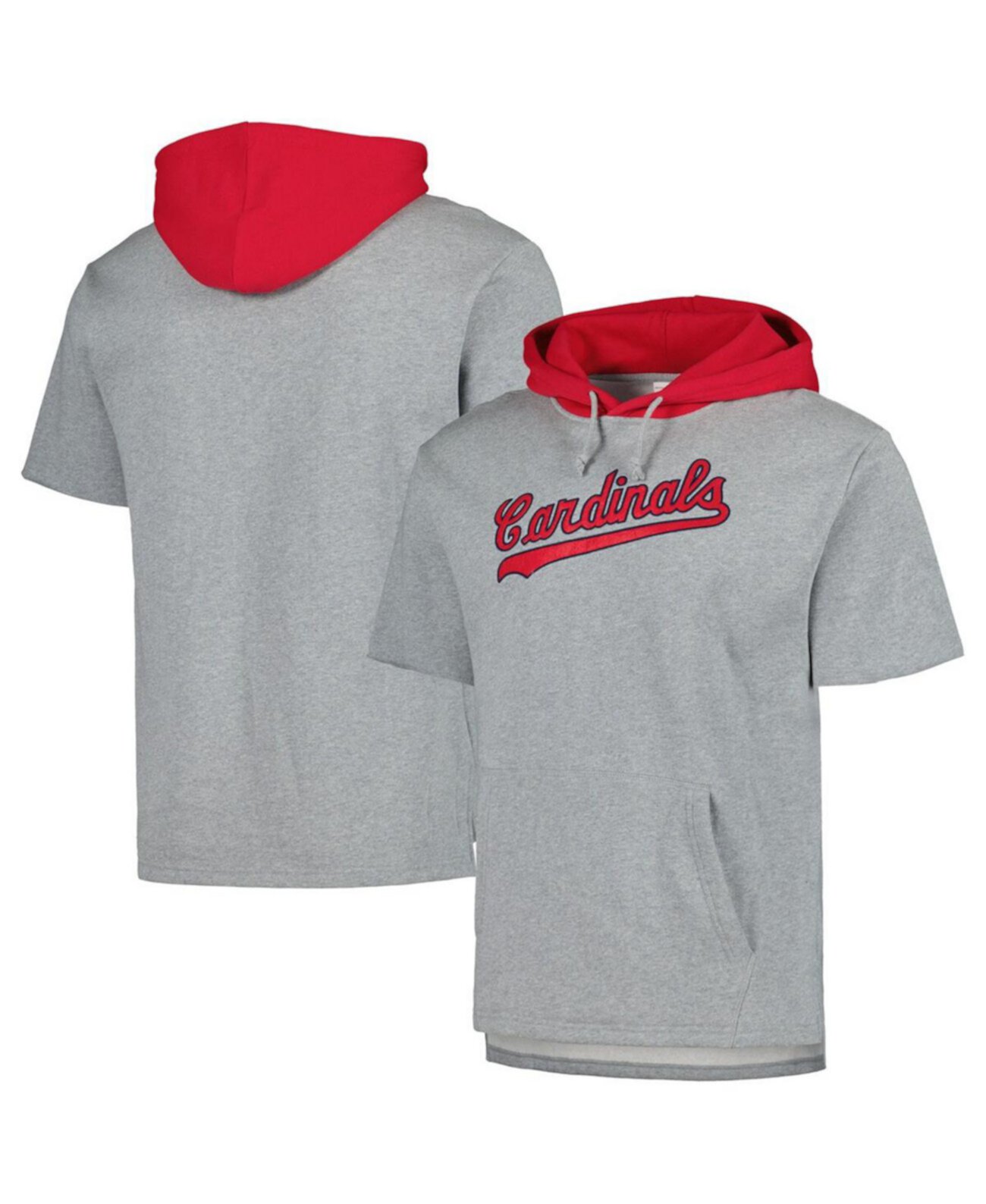 Мужская Толстовка Mitchell & Ness St. Louis Cardinals Postgame с коротким рукавом Mitchell & Ness